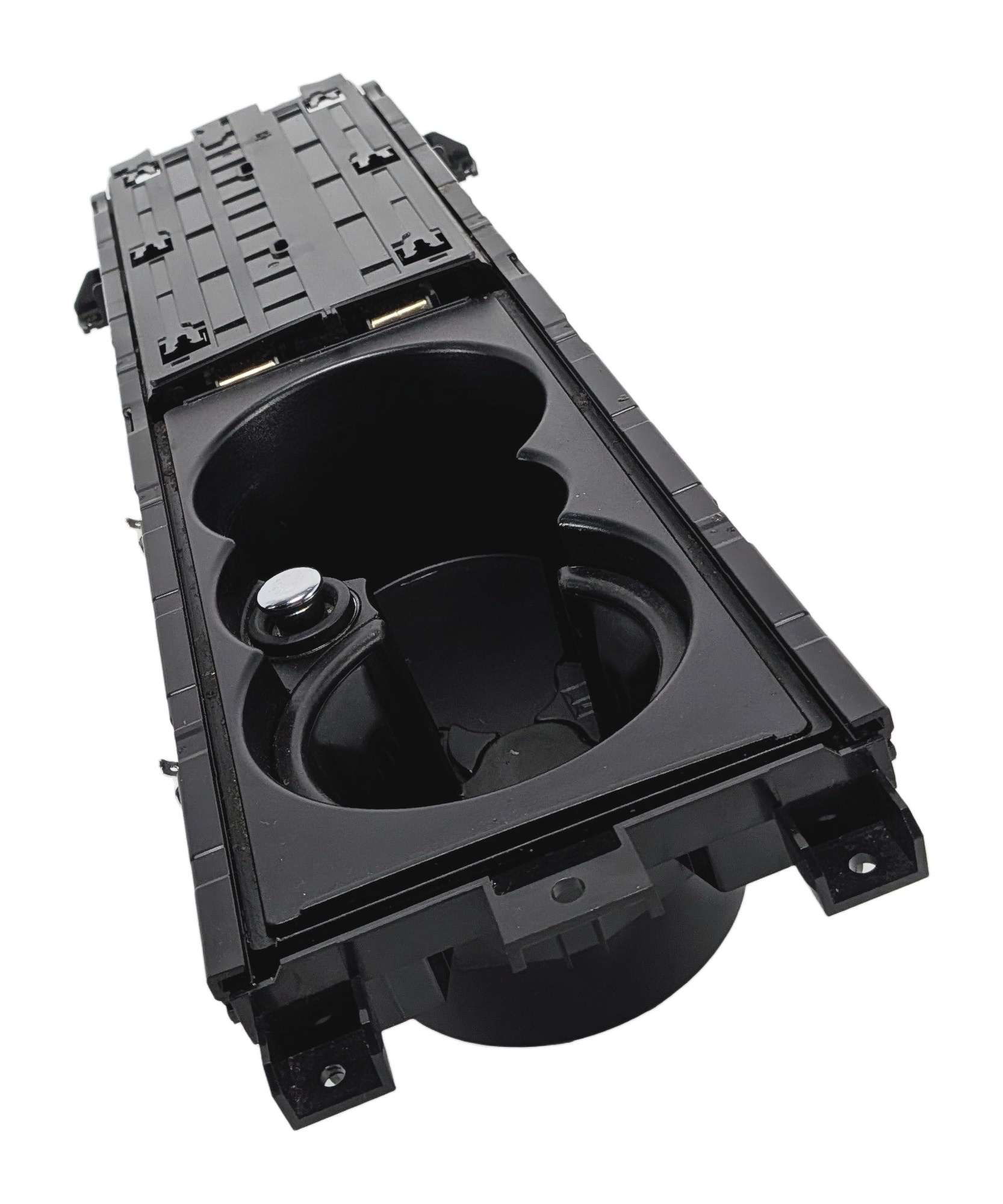 2013 RANGE ROVER (L405) FRONT CENTER CONSOLE CUP HOLDER ASSEMBLY w/ ROLLER COVER — exact item pictured
