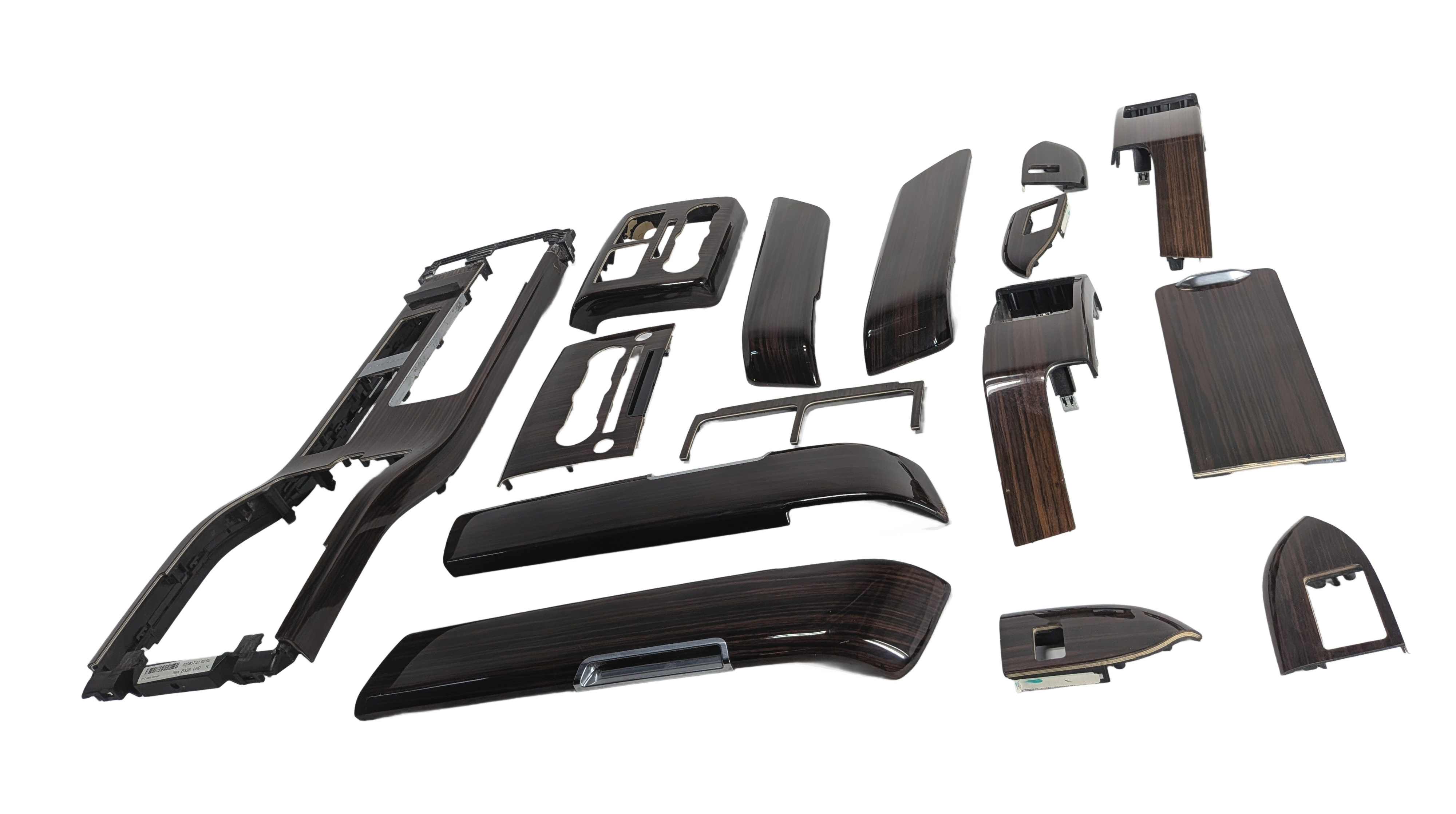 2013 RANGE ROVER (L405) INTERIOR DASH DOOR CONSOLE TRIM SET (Macassar Wood) — exact item pictured