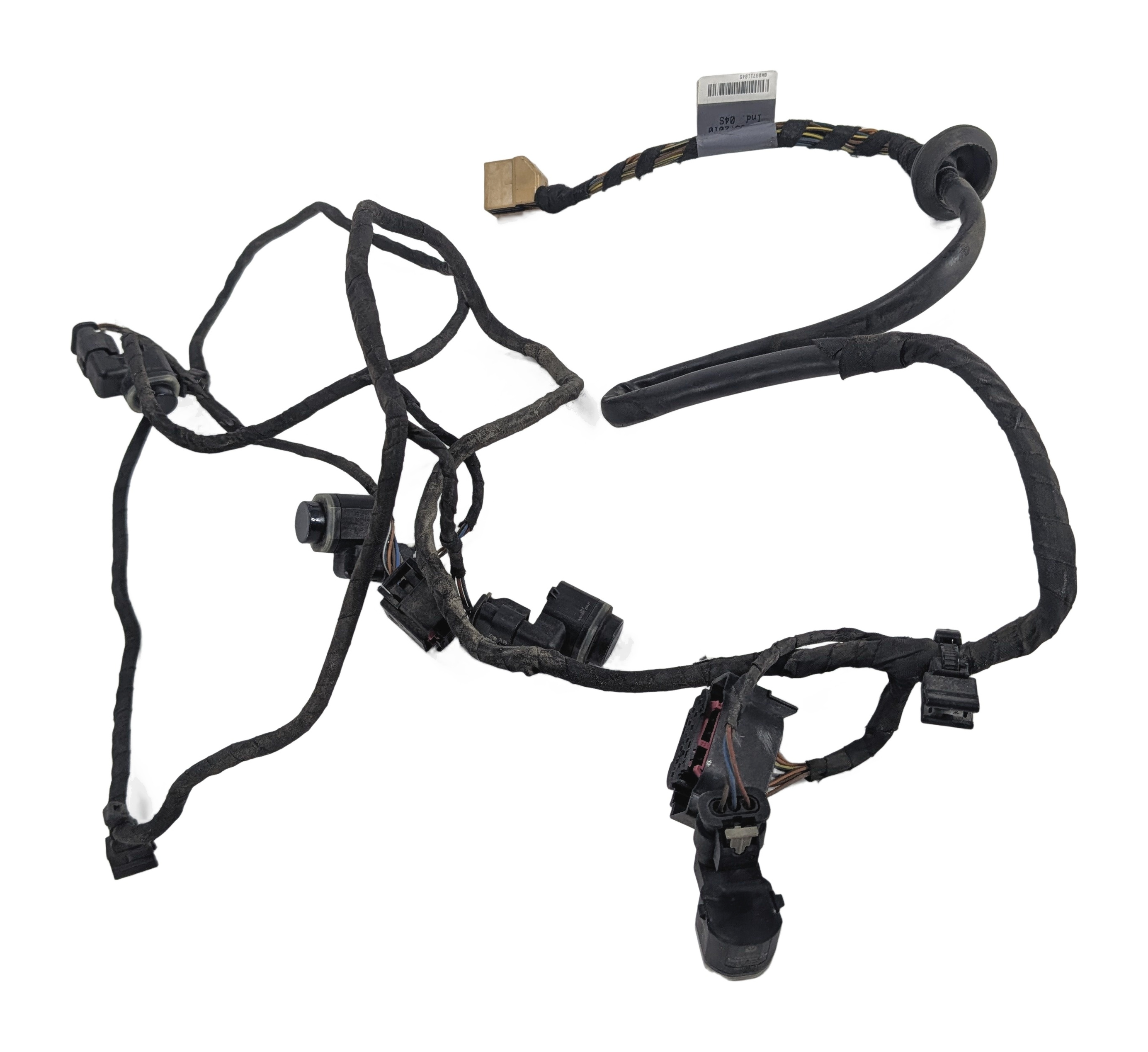 2014 AUDI S5 (B8 8T) REAR PARK ASSIST PDC DISTANCE SENSOR SET/4 HARNESS (Blue) — exact item pictured
