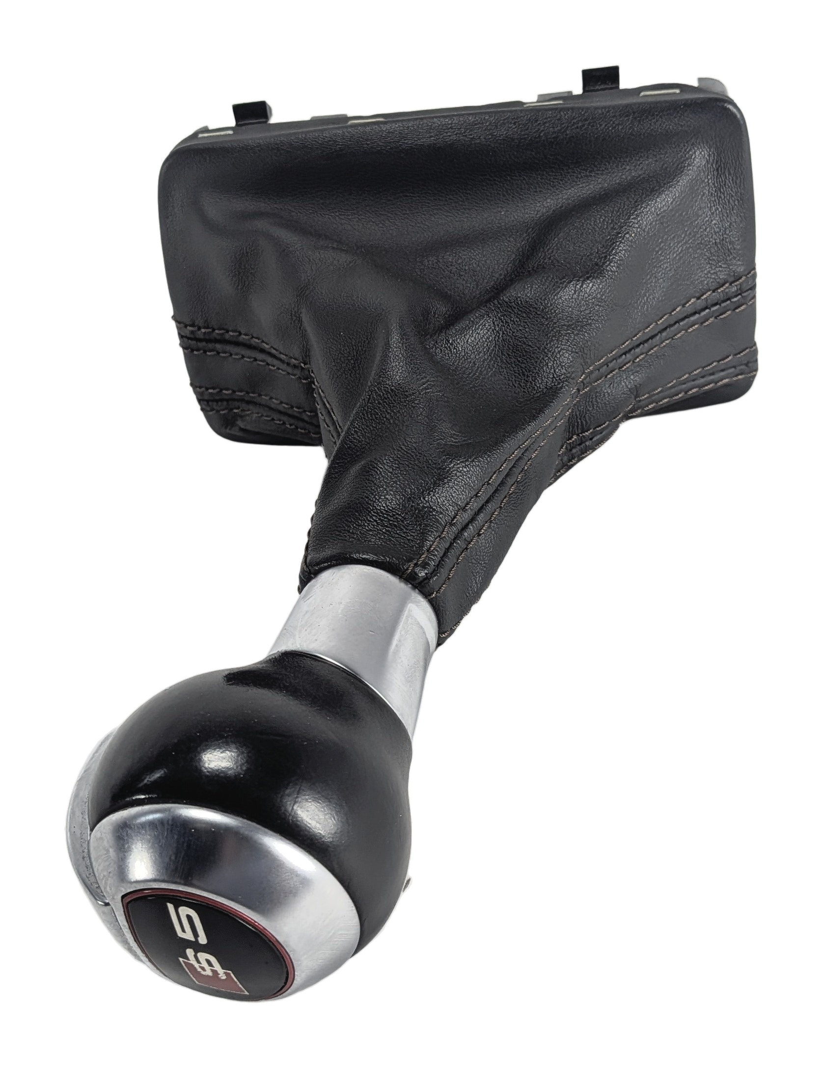 2014 AUDI S5 (B8 8T) AUTOMATIC TRANSMISSION GEAR SHIFT KNOB HANDLE w/BOOT — exact item pictured