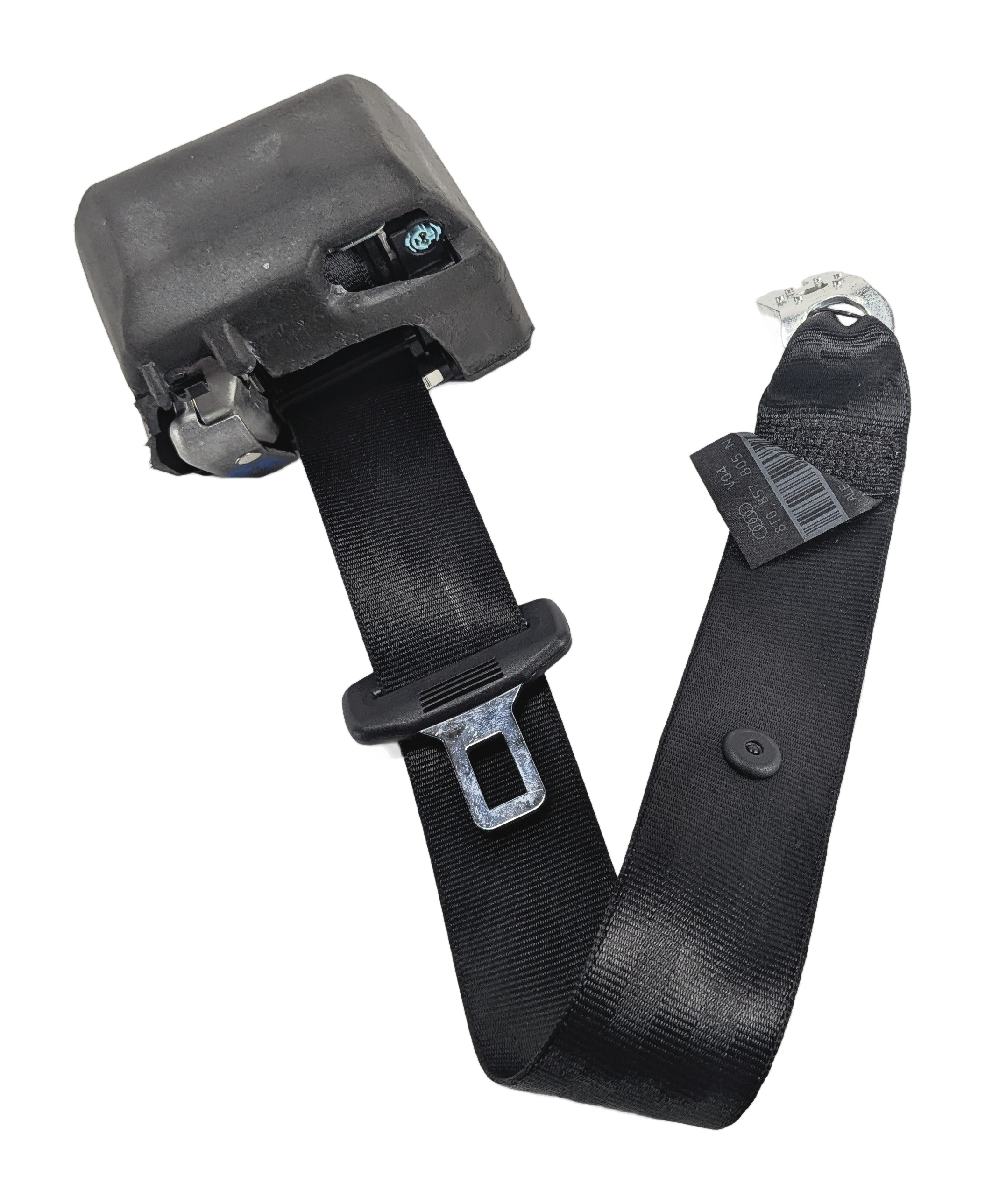 2014 AUDI S5 (B8 8T) REAR RIGHT SEAT SEATBELT RETRACTOR (Black) — exact item pictured