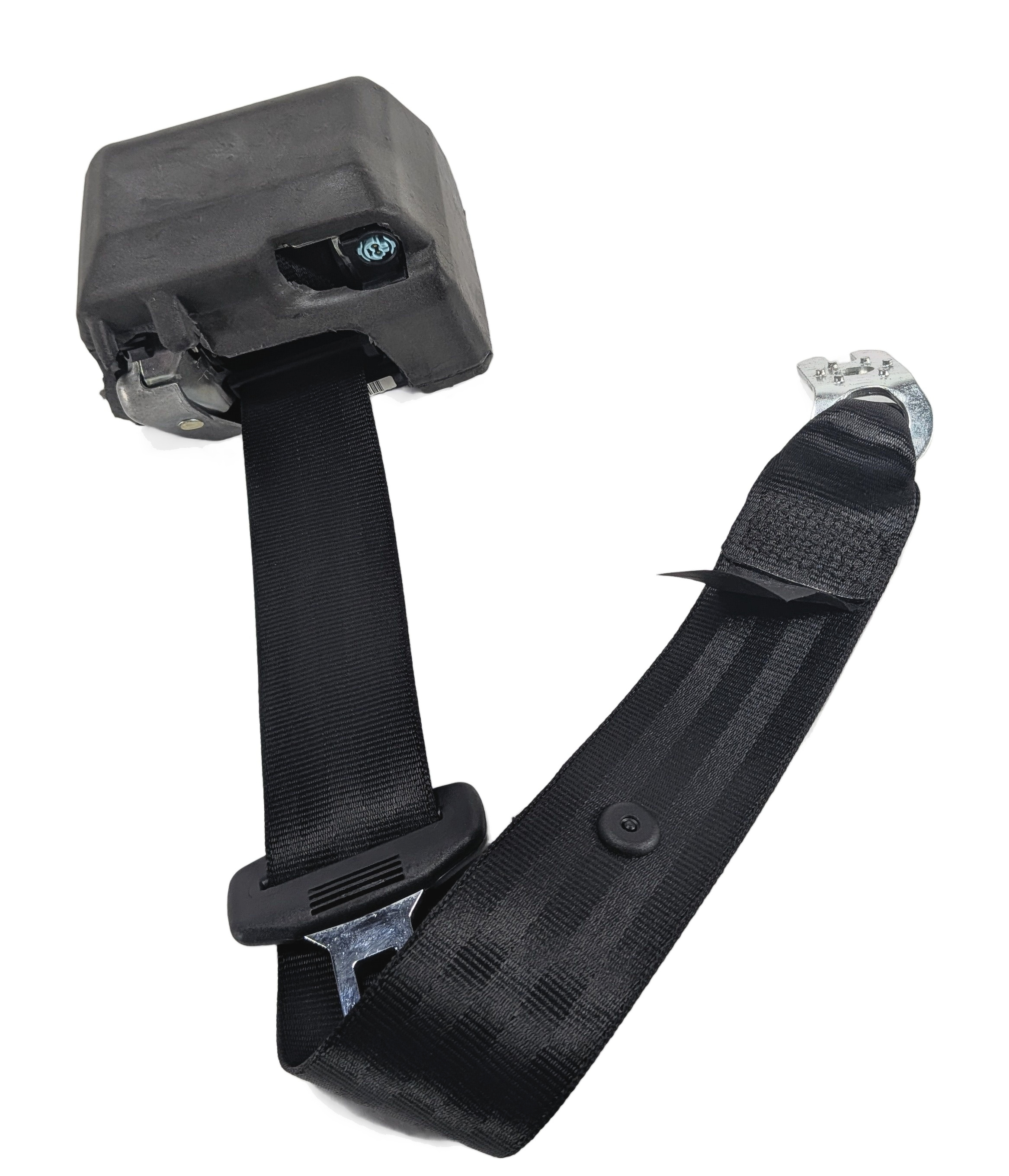 2014 AUDI S5 (B8 8T) REAR LEFT SEAT SEATBELT RETRACTOR (Black) — exact item pictured