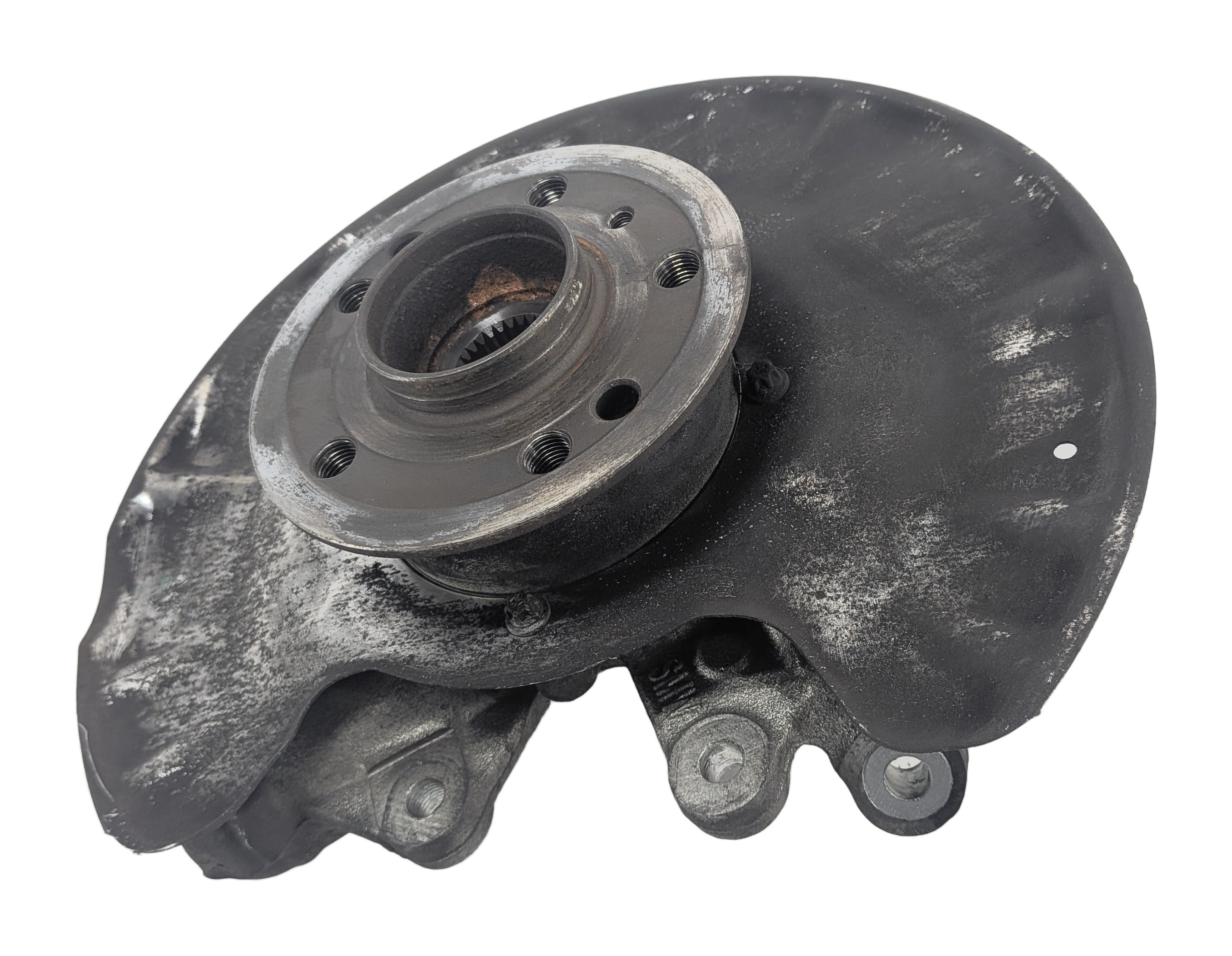 12-19 MERCEDES GL350 GL550 ML350 ML550 (W166 X166) RIGHT FRONT SPINDLE KNUCKLE — exact item pictured
