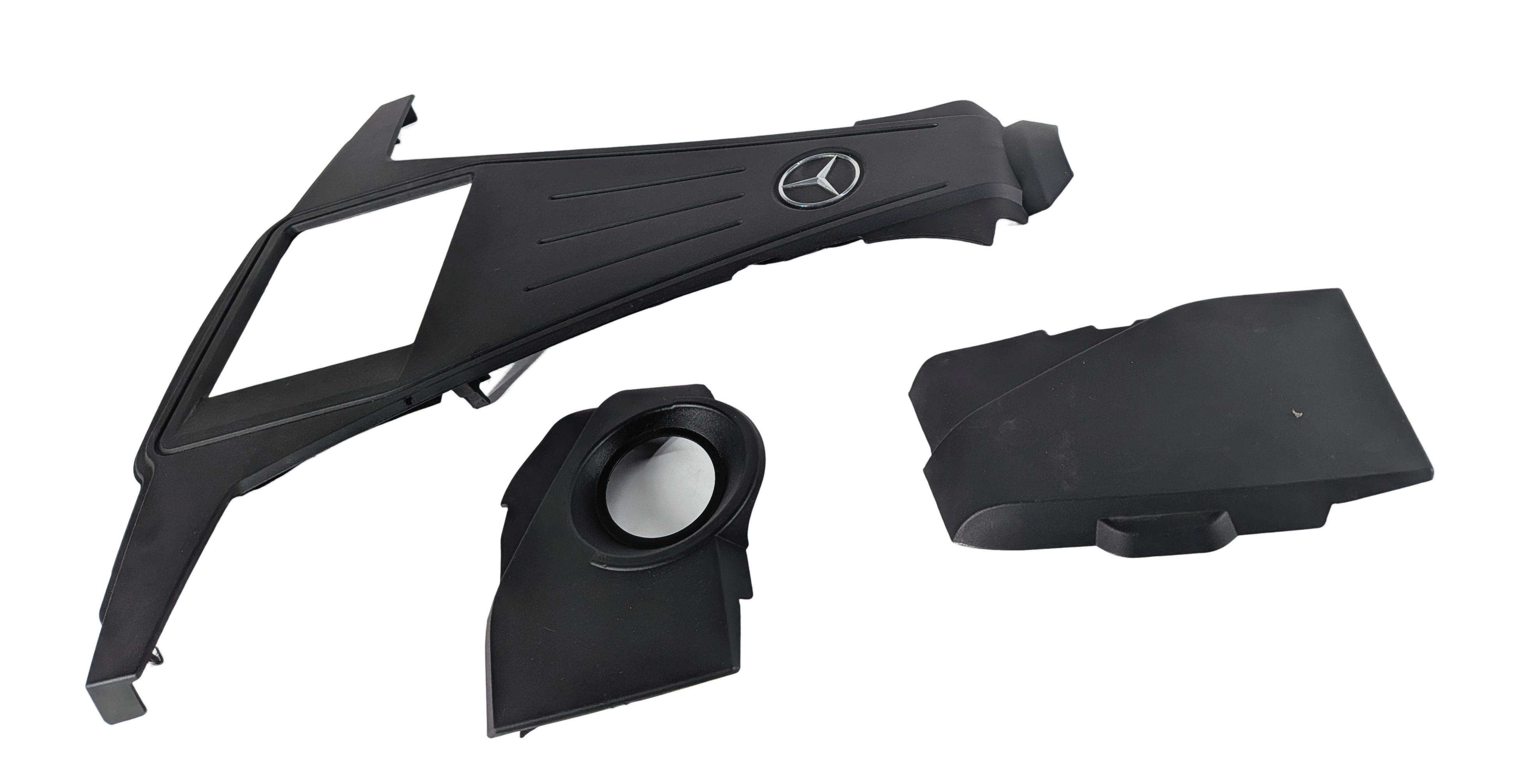 11-20 MERCEDES S550 CLS550 E550 GL550 GLS550 ML550 4.6L M278 ENGINE COVER SET/3 — exact item pictured