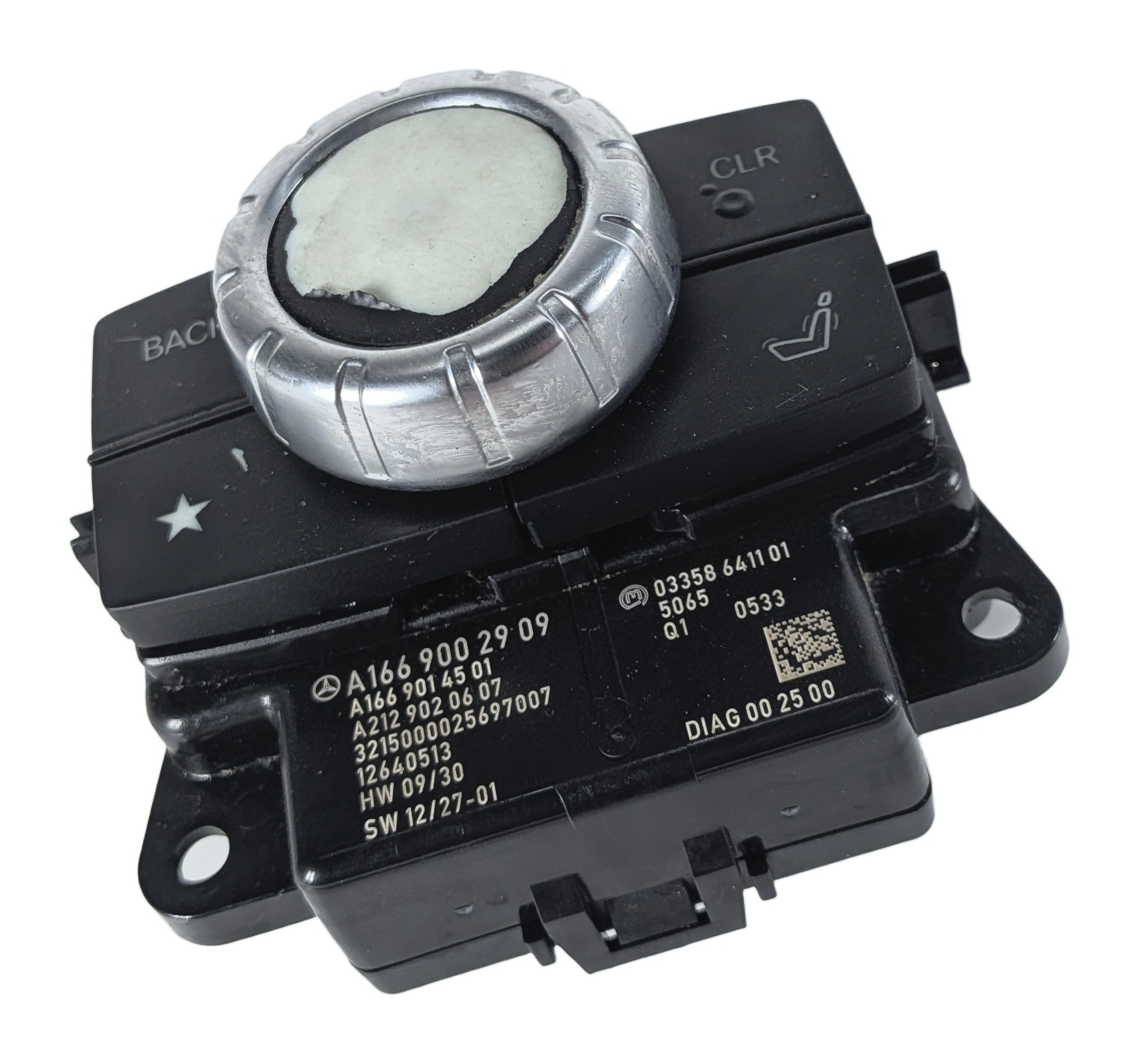 14-16 MERCEDES GL350 GL450 GL550 ML350 ML550 (W166 X166) RADIO GPS SWITCH KNOB — exact item pictured