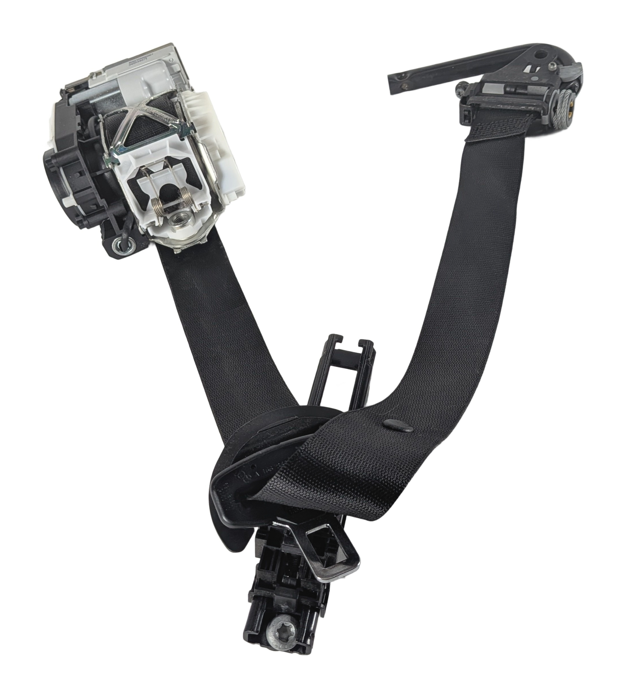 12-16 MERCEDES GL CLASS W166 X166 FRONT LEFT DRIVER SEATBELT RETRACTOR (Black) — exact item pictured