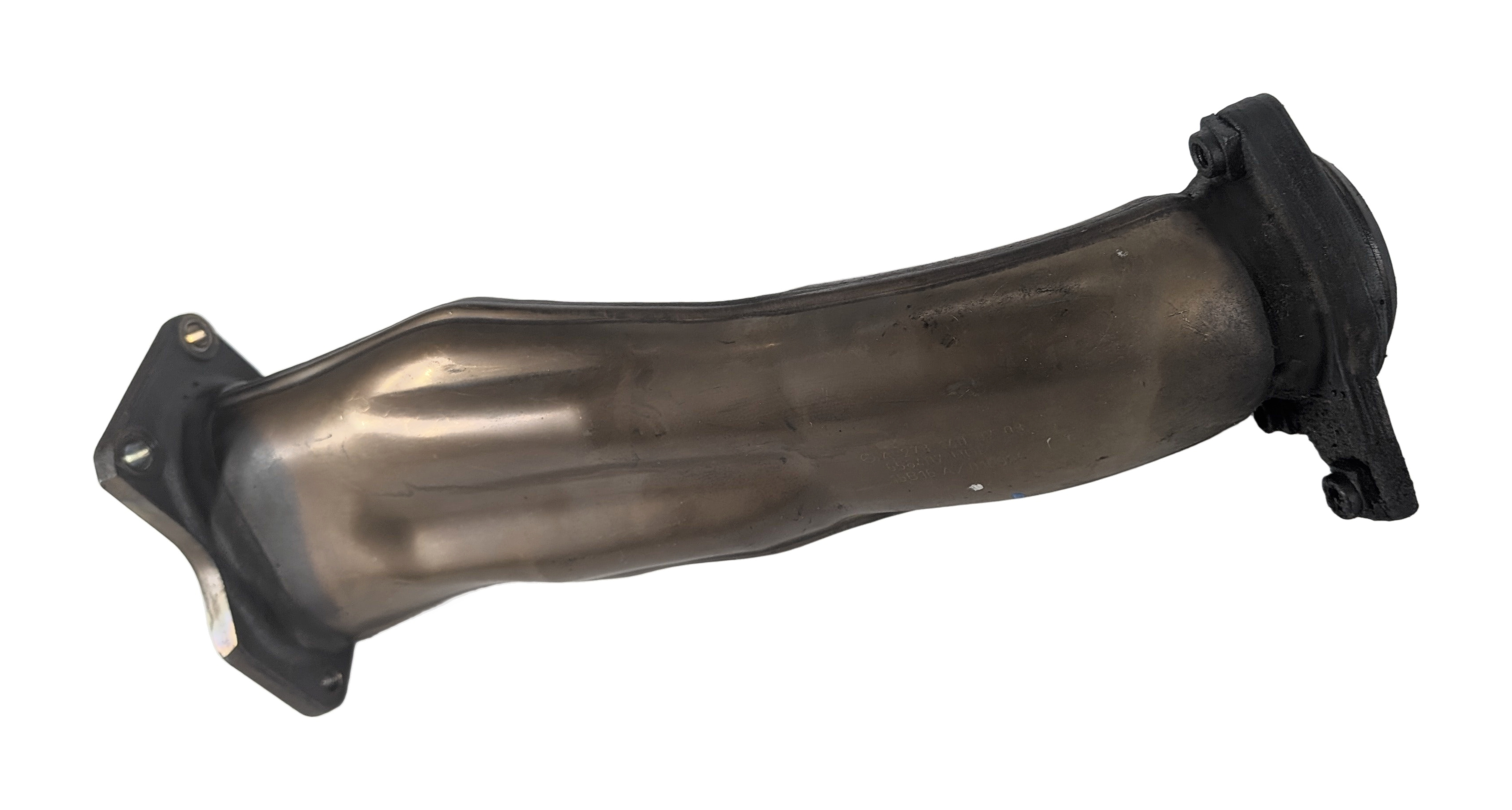 2015 MERCEDES GL550 (X166) 4.6L (278.928) ENGINE LEFT TURBOCHARGER EXHAUST PIPE — exact item pictured