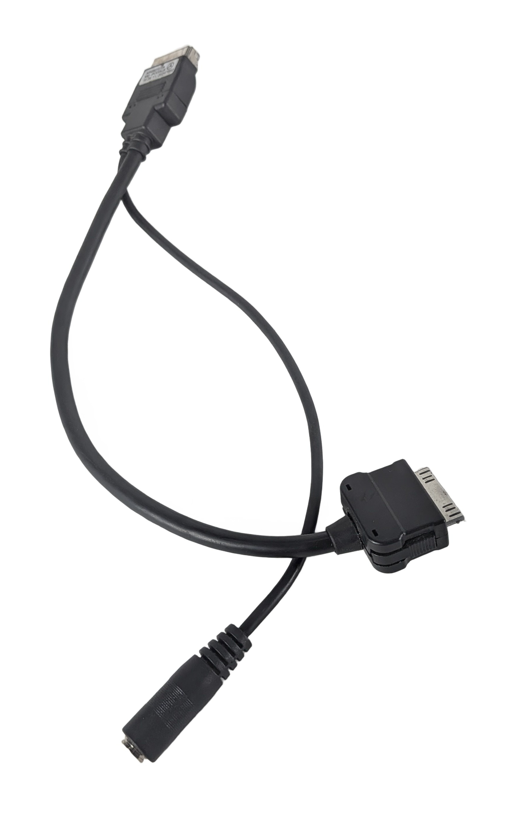 2015 MERCEDES GL550 (X166) MEDIA INTERFACE MI2 IPOD AUX ADAPTER CABLE — exact item pictured