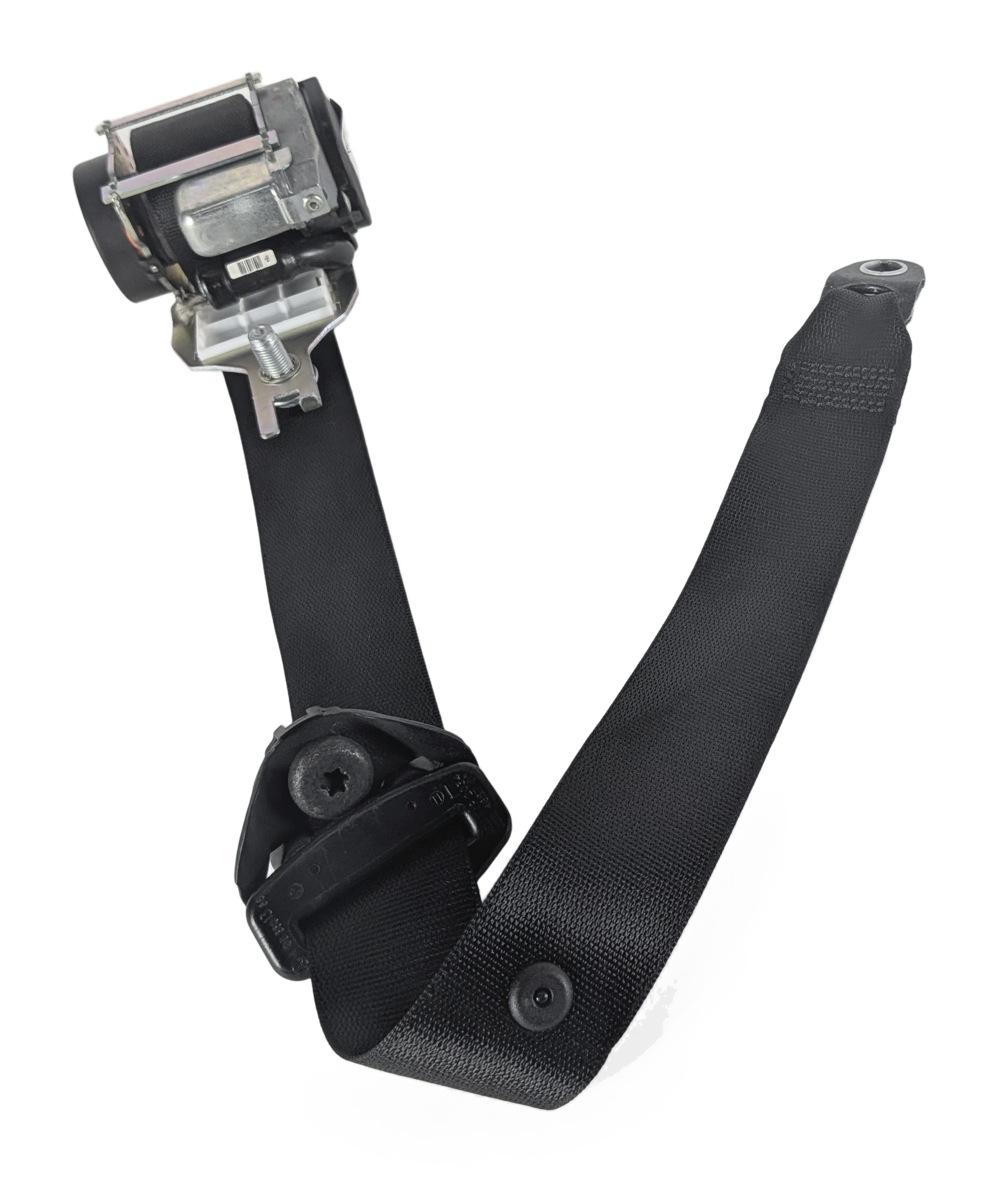 2015 MERCEDES GL550 (X166) REAR 2ND ROW LEFT SEAT SEATBELT RETRACTOR (Black) — exact item pictured