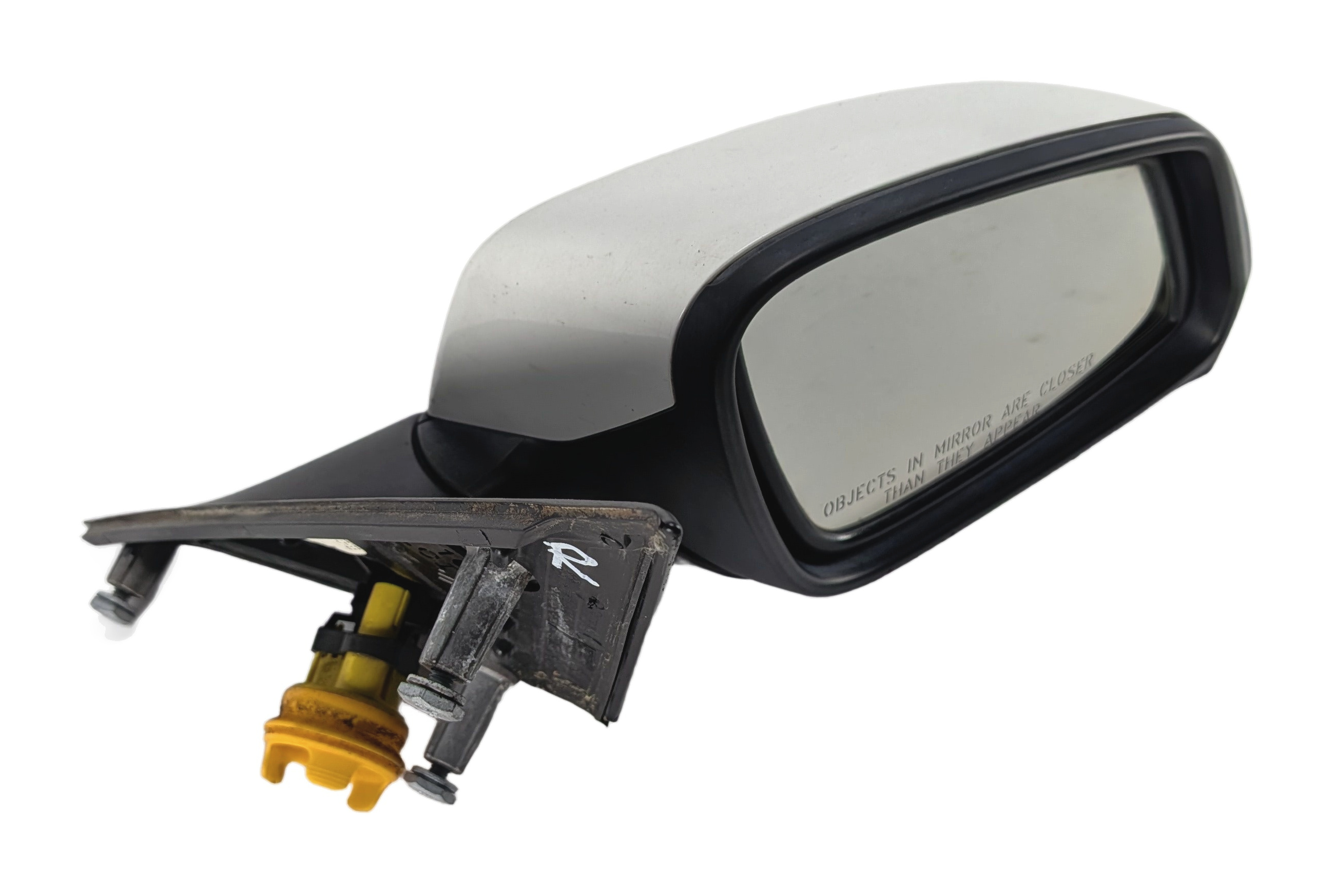 14-16 BMW 528i 535i 550i (F10) RIGHT P-FOLD HEAT MEM AUTODIM DOOR MIRROR (White) — exact item pictured