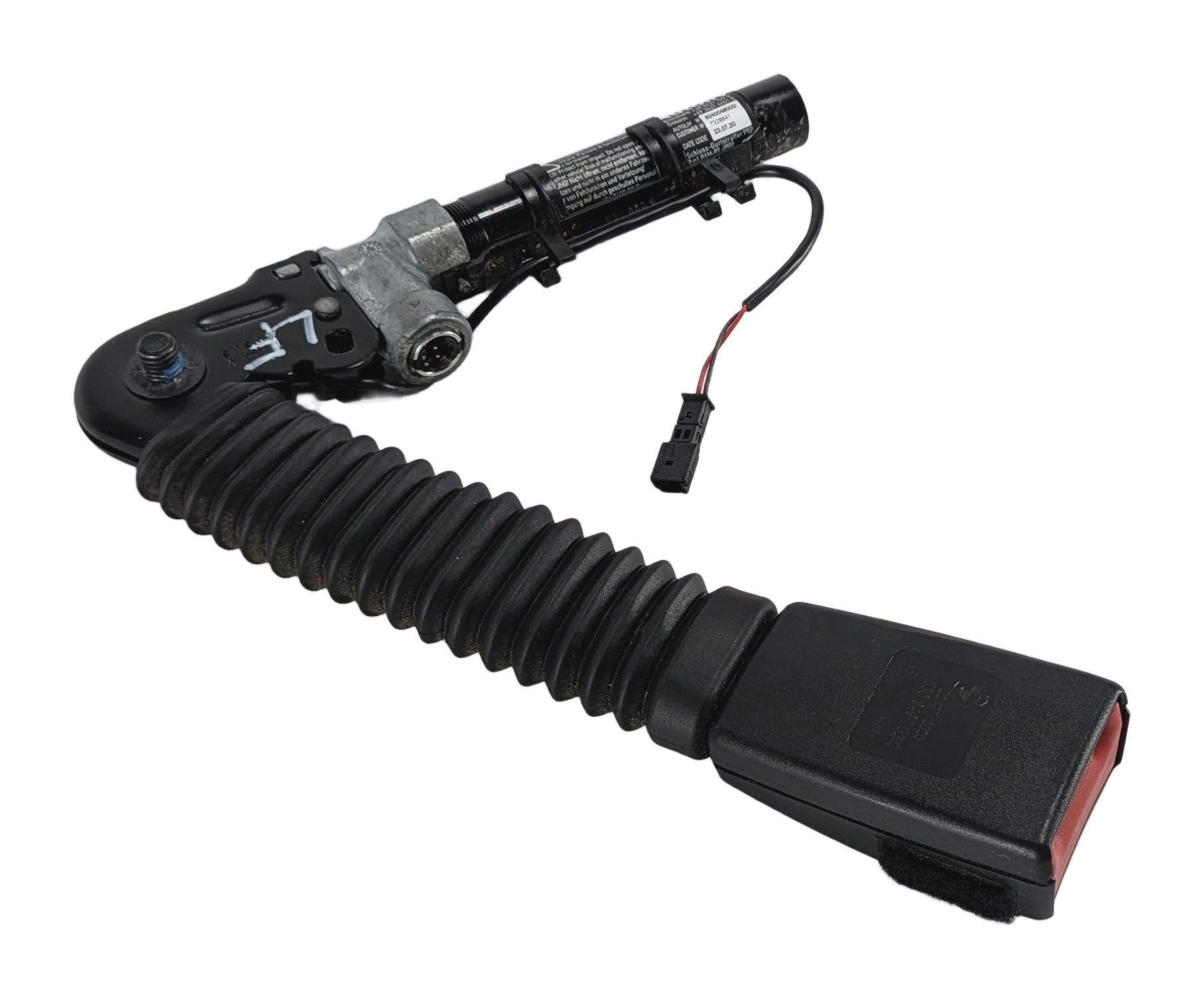 2013-2016 BMW 5 7 SERIES (F01 F10) FRONT LEFT DRIVER SEATBELT BUCKLE RECEIVER — exact item pictured