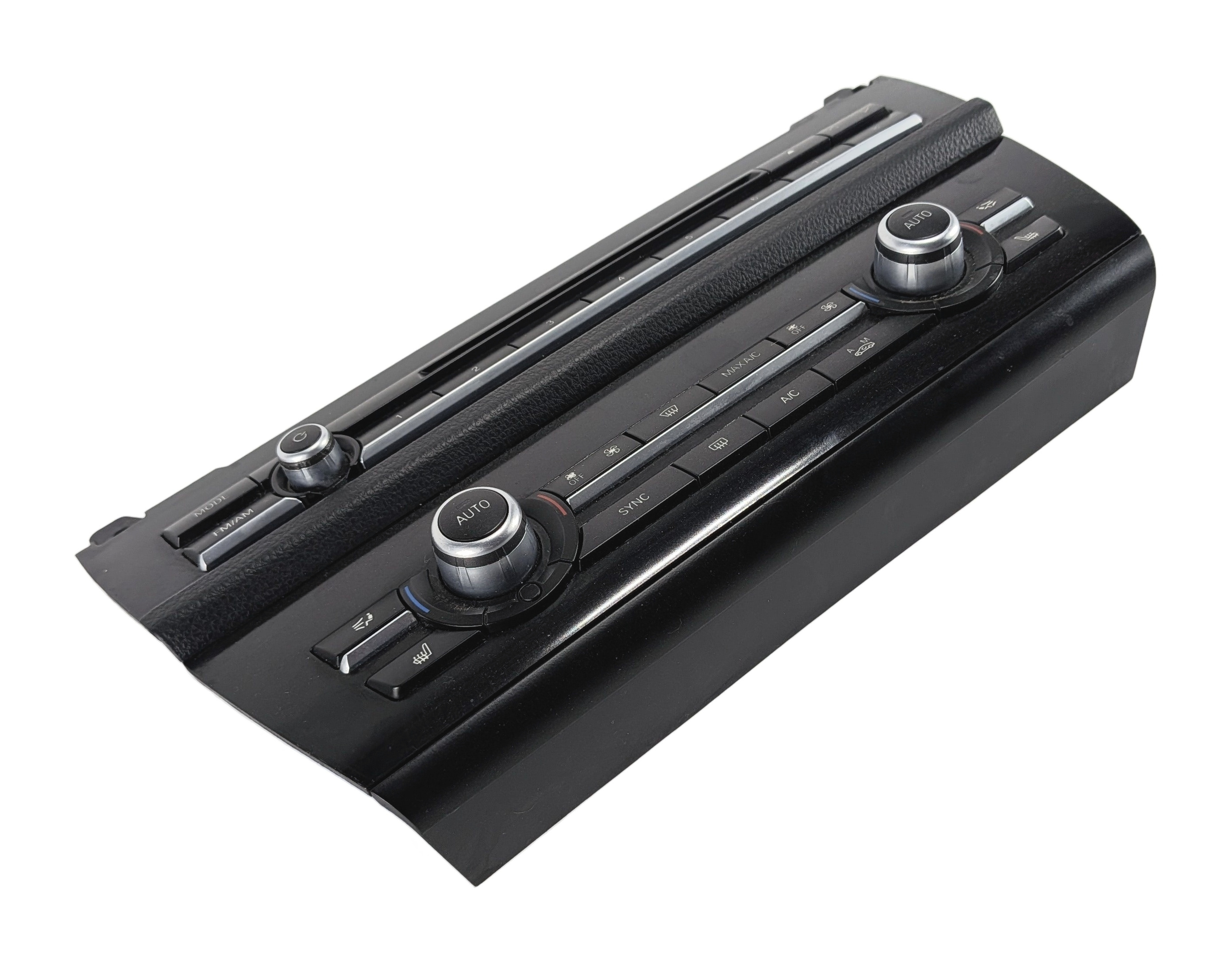 11-16 BMW 5 M5 SERIES (F10) HEATER A/C TEMPERATURE & RADIO CONTROL PANEL (BLACK) — exact item pictured