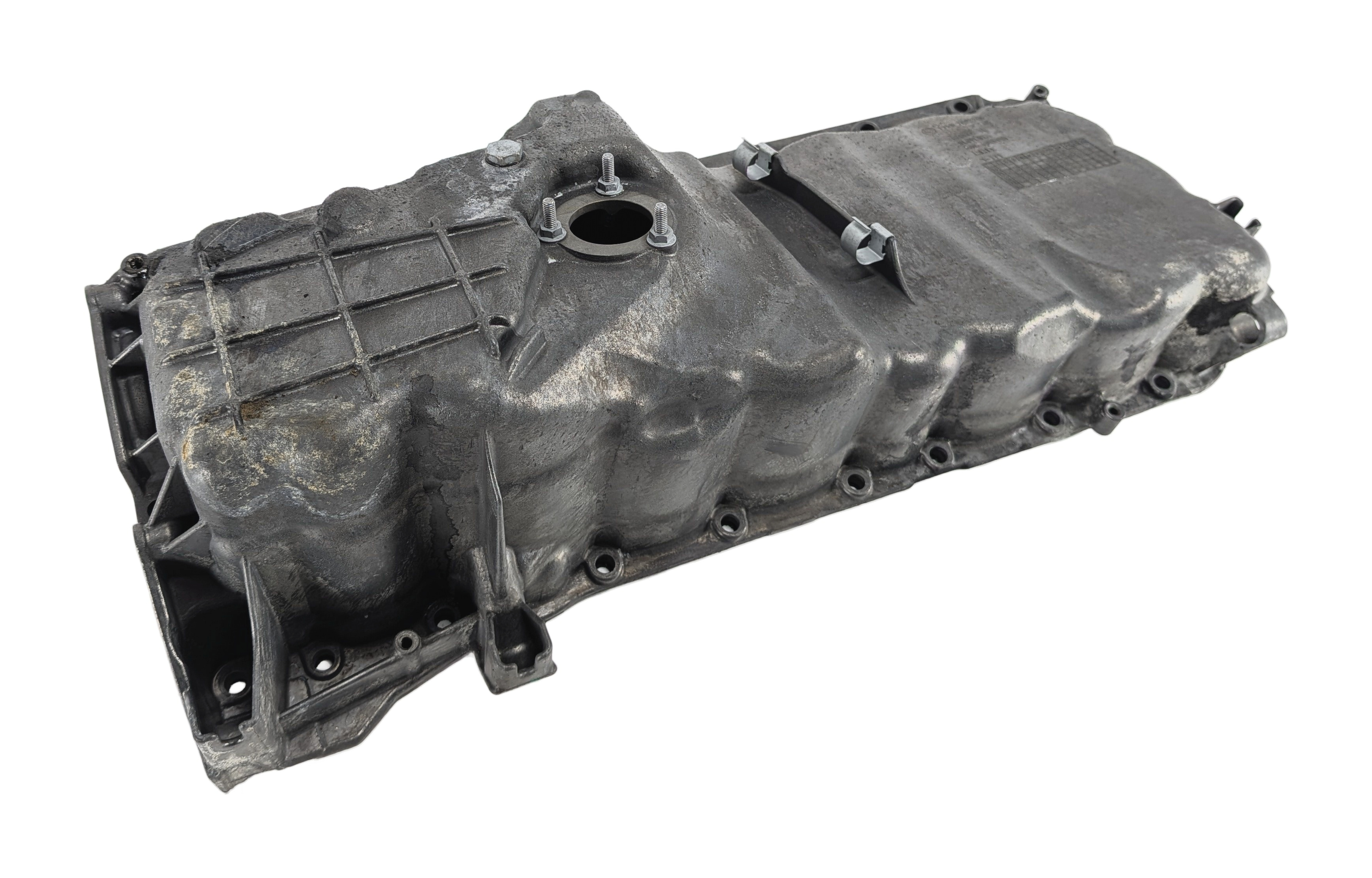 2014-2016 BMW 535D (F10) RWD 3.0L N57T DIESEL ENGINE MOTOR OIL FLUID PAN — exact item pictured