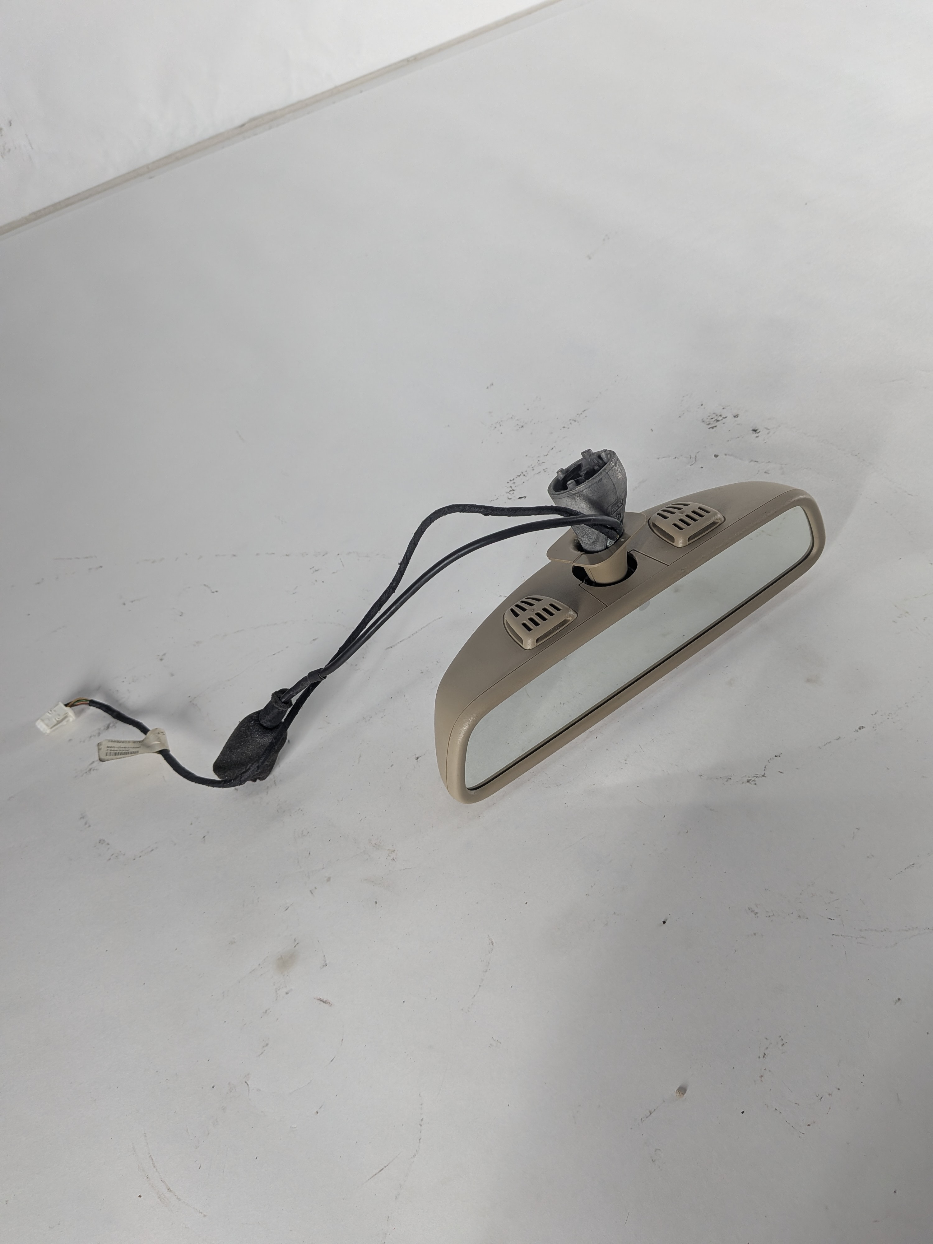 12-16 MERCEDES GL ML CLASS (W166 X166) AUTODIM HOMELINK REARVIEW MIRROR (Beige) — exact item pictured
