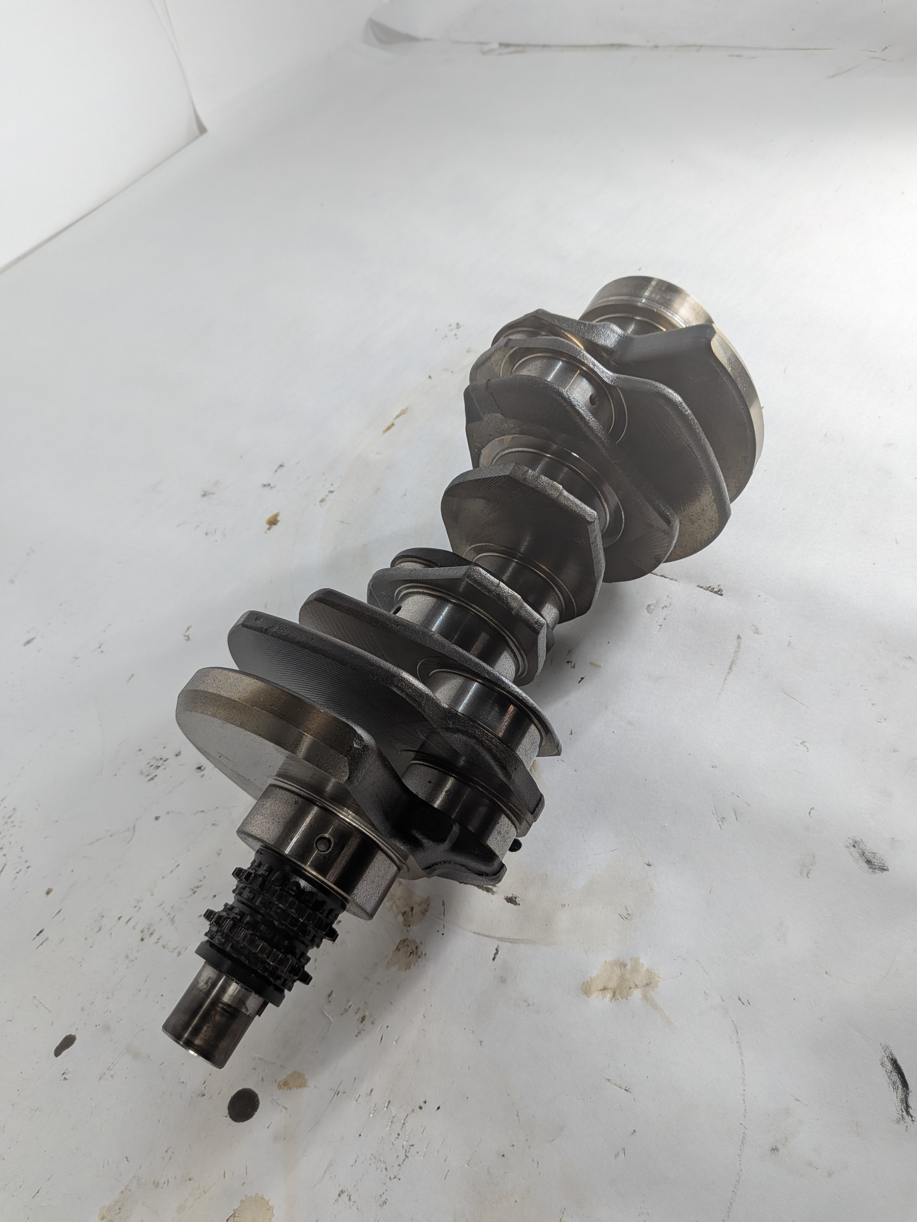 2013-2015 MERCEDES ML350 (W166) 3.0L OM642 DIESEL ENGINE CRANKSHAFT CRANK SHAFT — exact item pictured