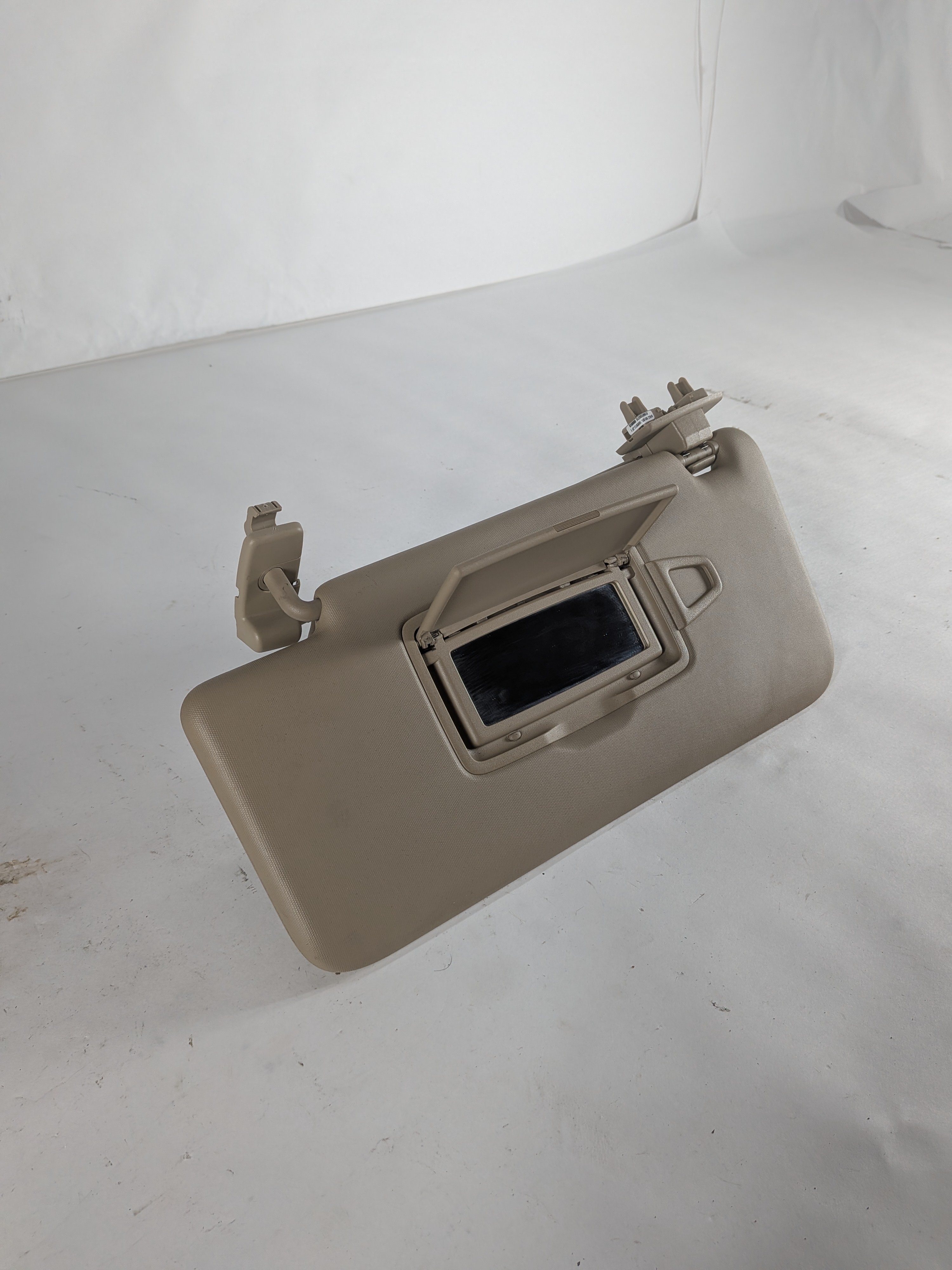 12-15 MERCEDES ML-CLASS (W166) FRONT LEFT & RIGHT SUNVISOR SUN VISOR SET (Beige) — exact item pictured