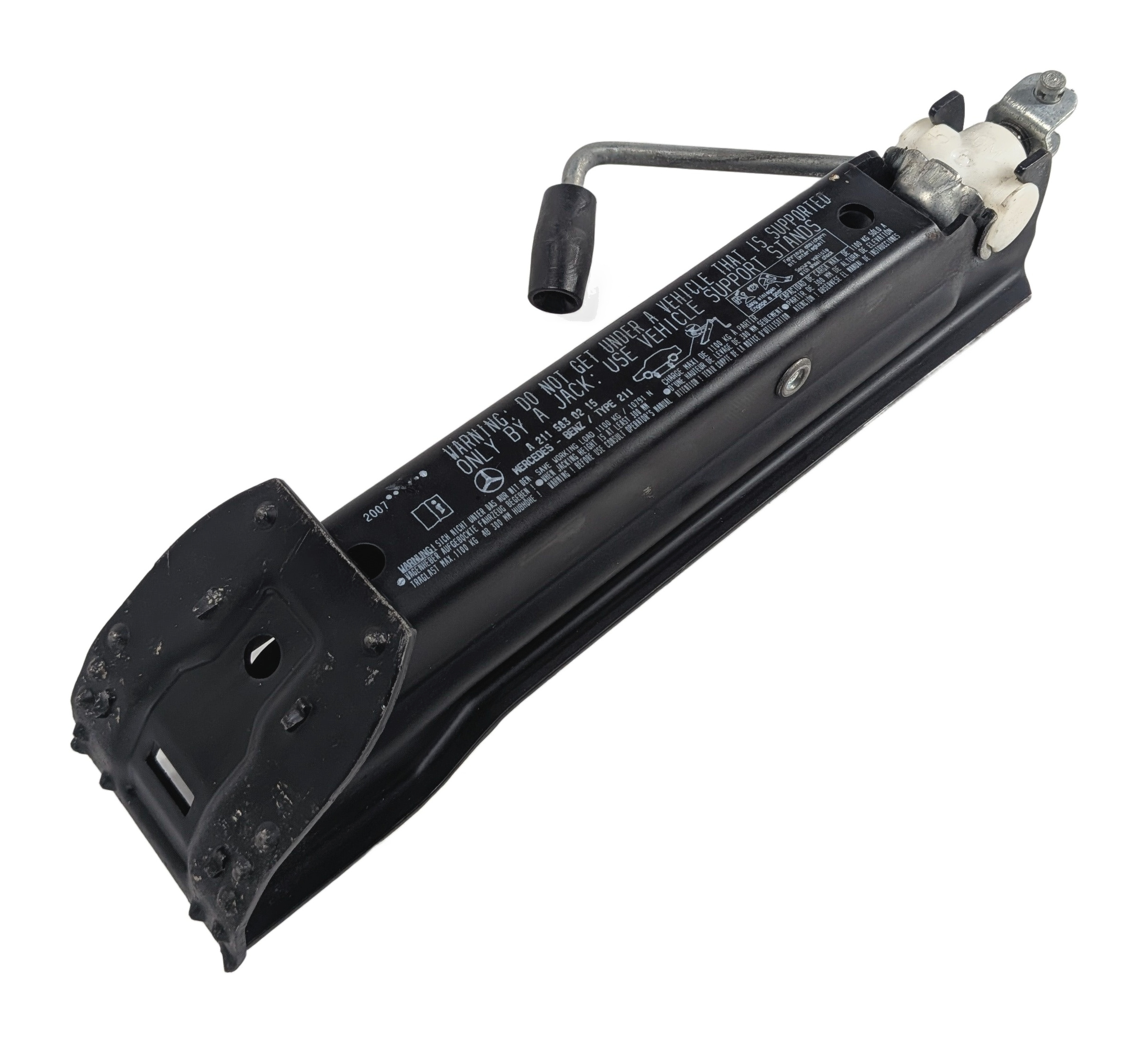 03-11 MERCEDES E320 E350 E500 E550 CLS500 CLS550 W211 W219 SCISSOR JACK w/HANDLE — exact item pictured