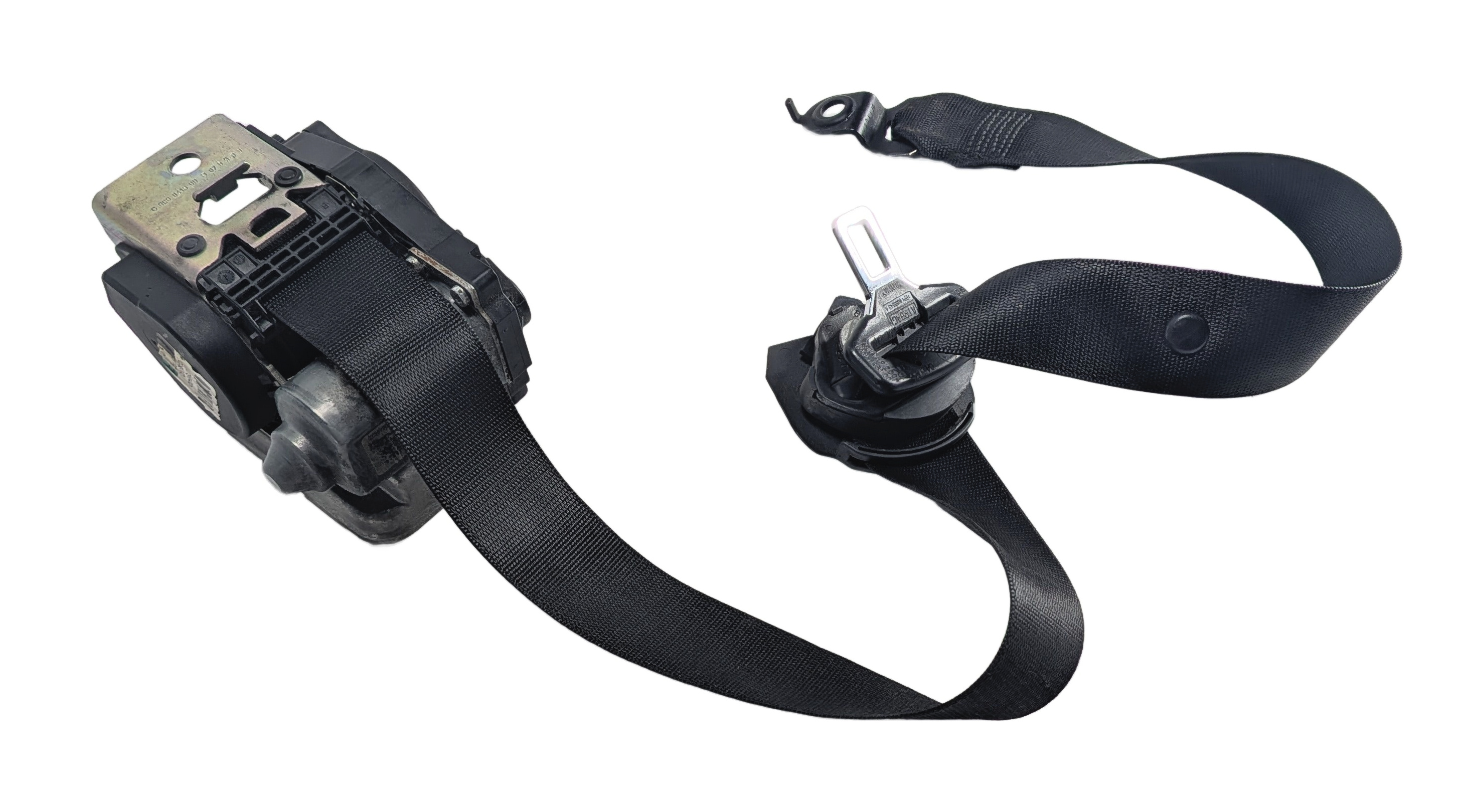 07-09 MERCEDES E350 E550 CLS63 CLS550 RIGHT FRONT SEATBELT RETRACTOR (Black) — exact item pictured