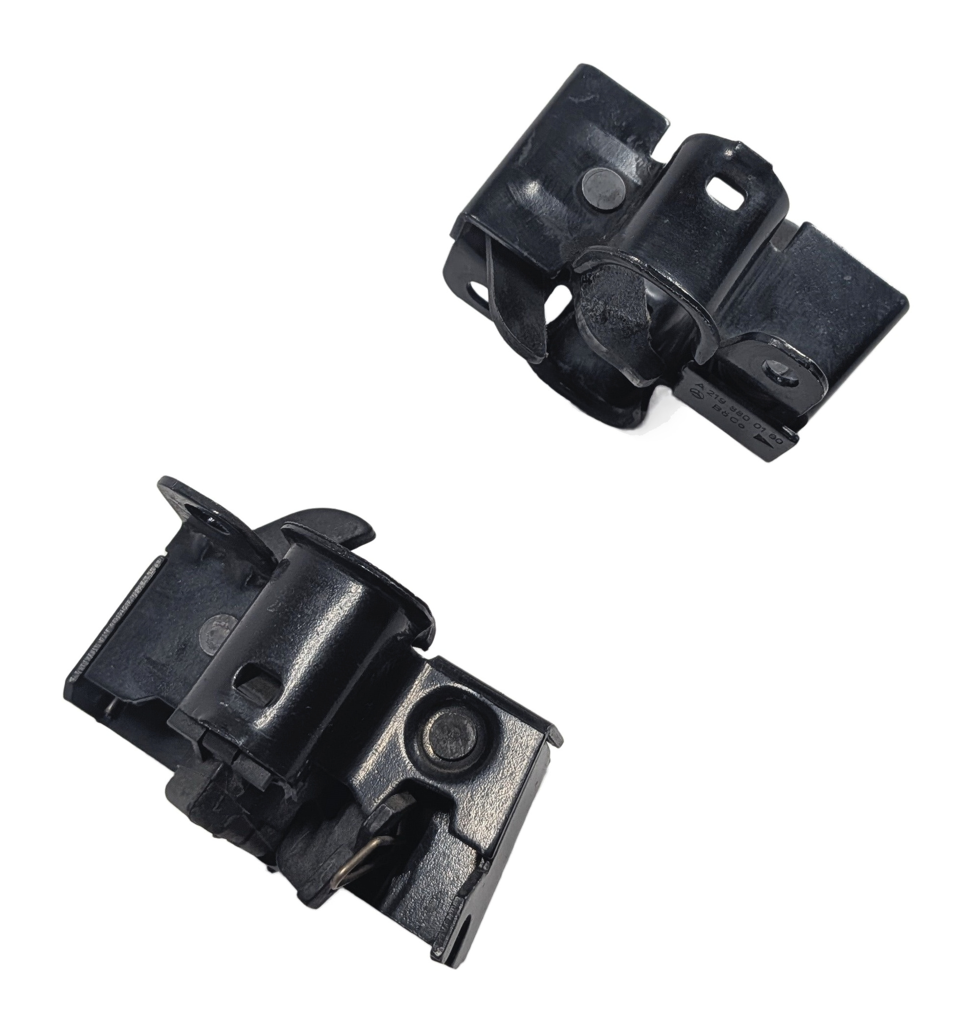 2008 MERCEDES CLS550 (W219) FRONT HOOD LID LOCK LATCH CATCH SET/2 — exact item pictured