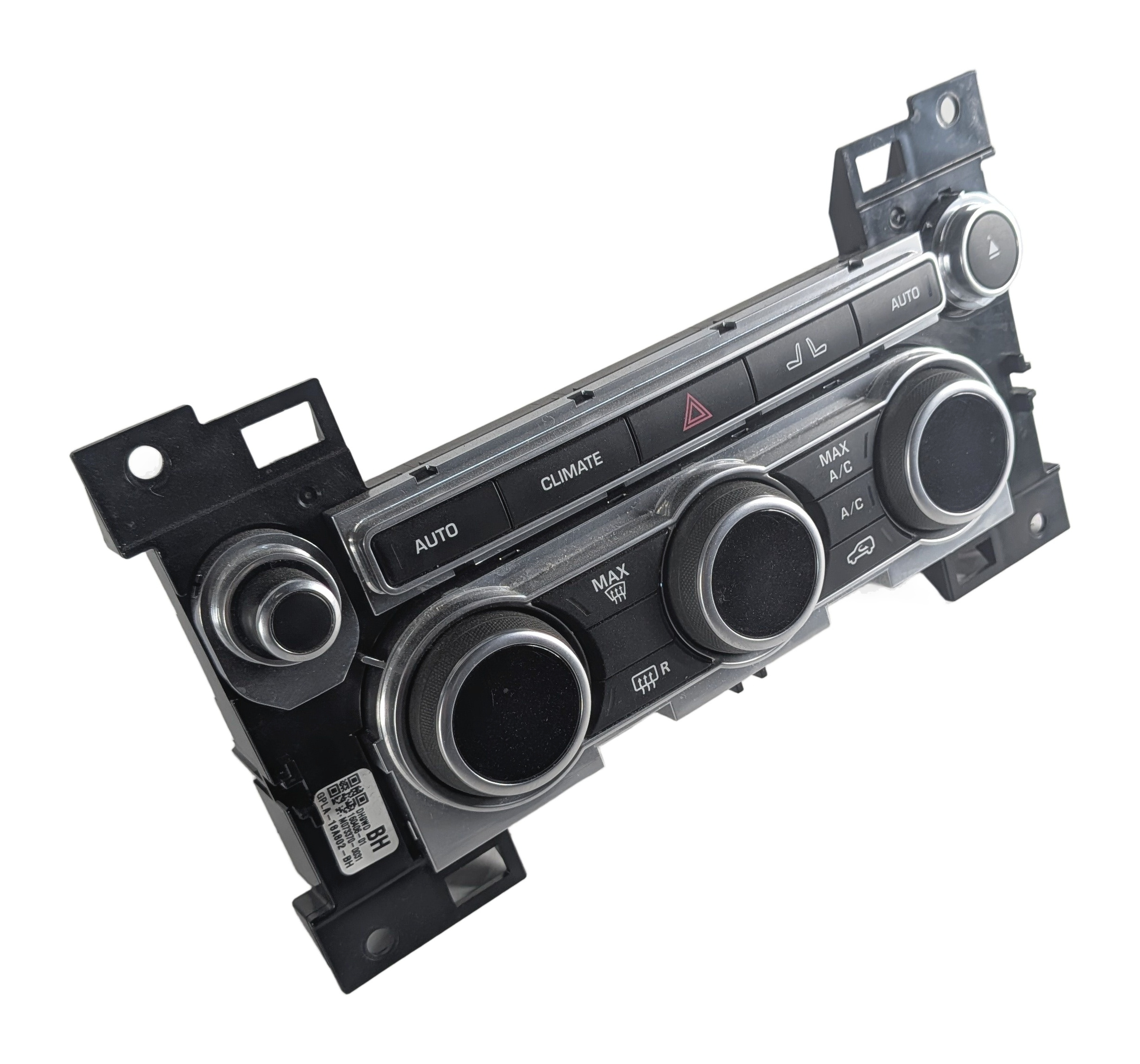 2016 RANGE ROVER SPORT (L494) FRONT HEATER A/C TEMPERATURE CLIMATE CONTROL PANEL — exact item pictured