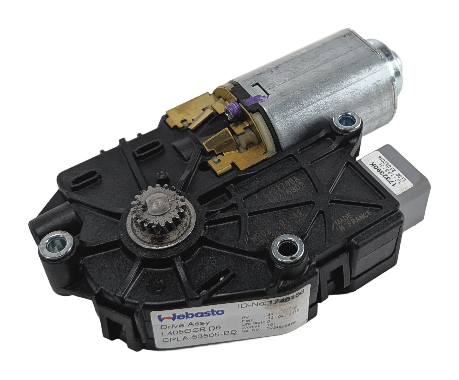 2013-2022 RANGE ROVER SPORT (L405 L494) SUNROOF MOTOR SUN ROOF WINDOW MOTOR — exact item pictured