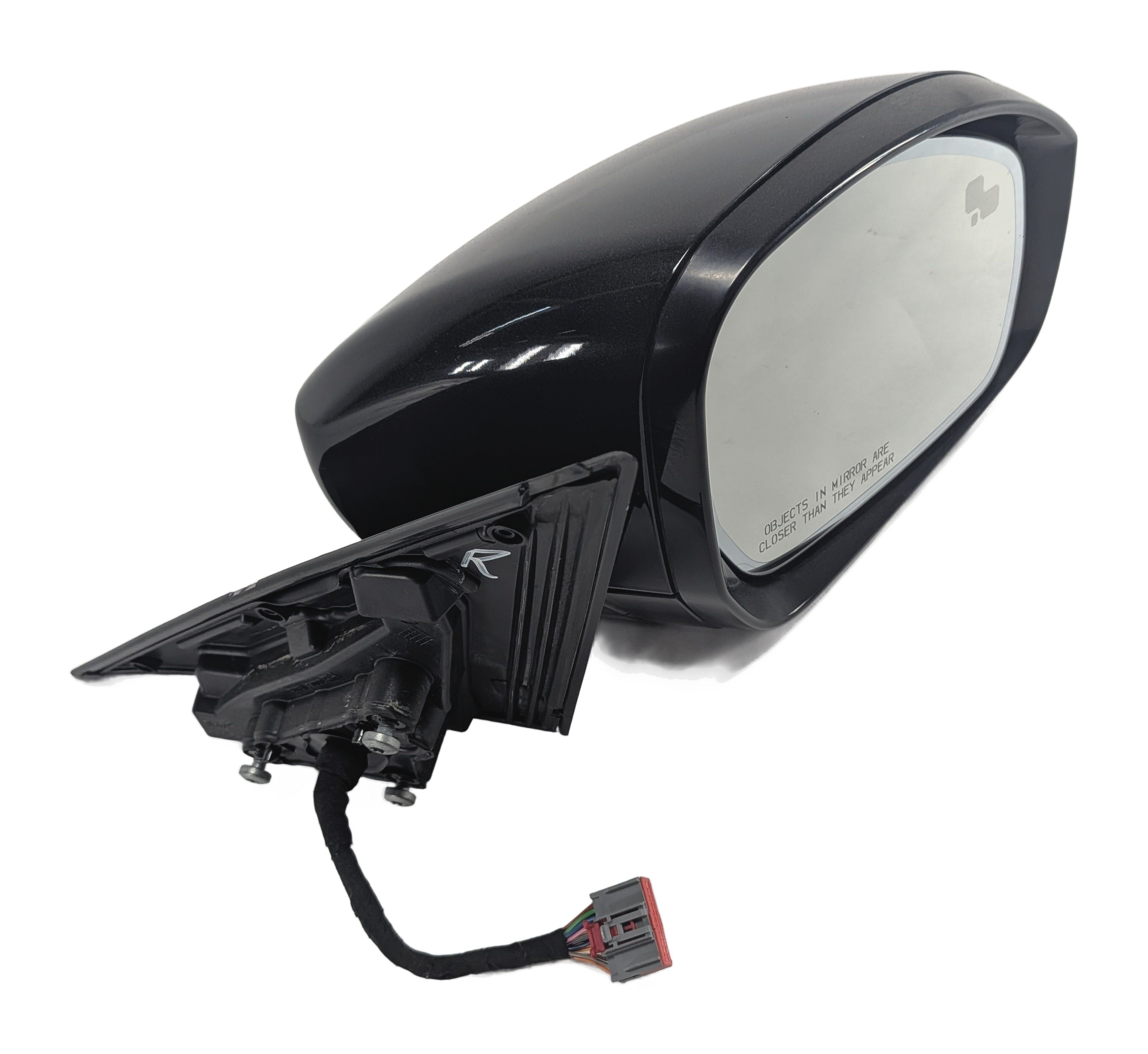 16-22 ROVER SPORT L494 RIGHT PFOLD AUTODIM BLIND SPOT DOOR MIRROR(Black) — exact item pictured