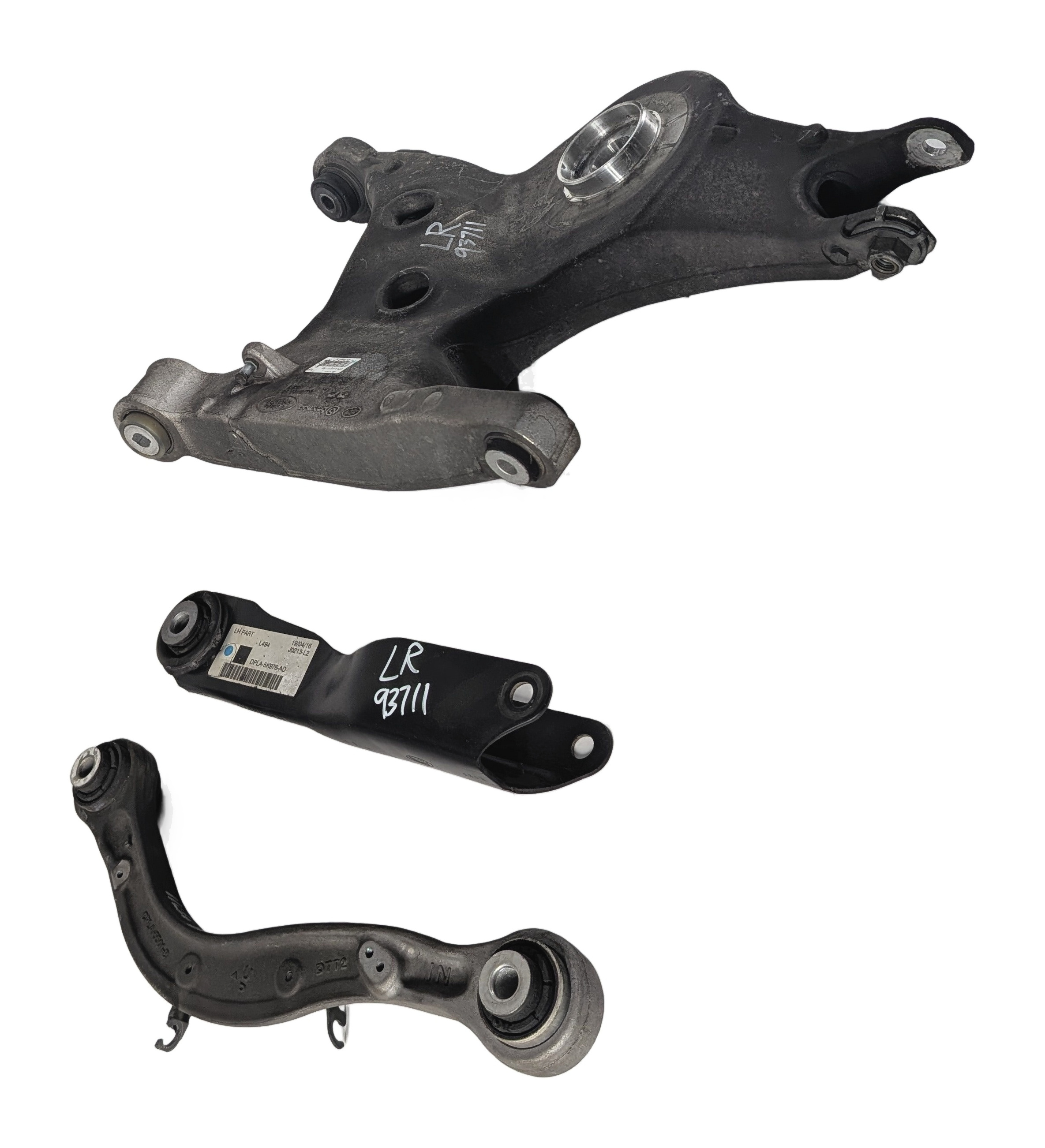 2014-2020 RANGE ROVER SPORT (L494) REAR LEFT DRIVER CONTROL ARM SET-3 — exact item pictured