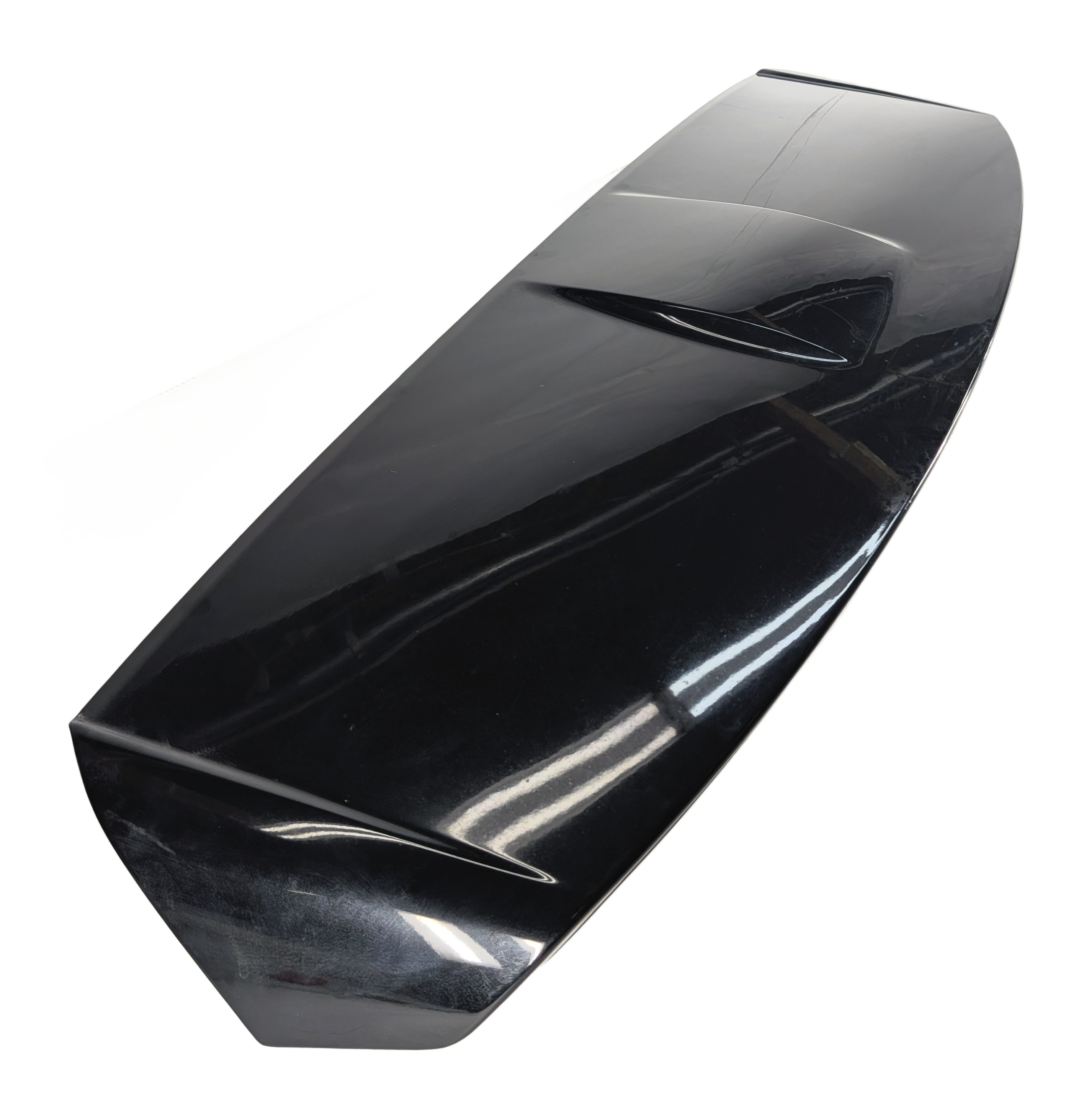 14-17 RANGE ROVER SPORT L494 REAR TRUNK SPOILER WING w/BRAKE LIGHT (Black) — exact item pictured