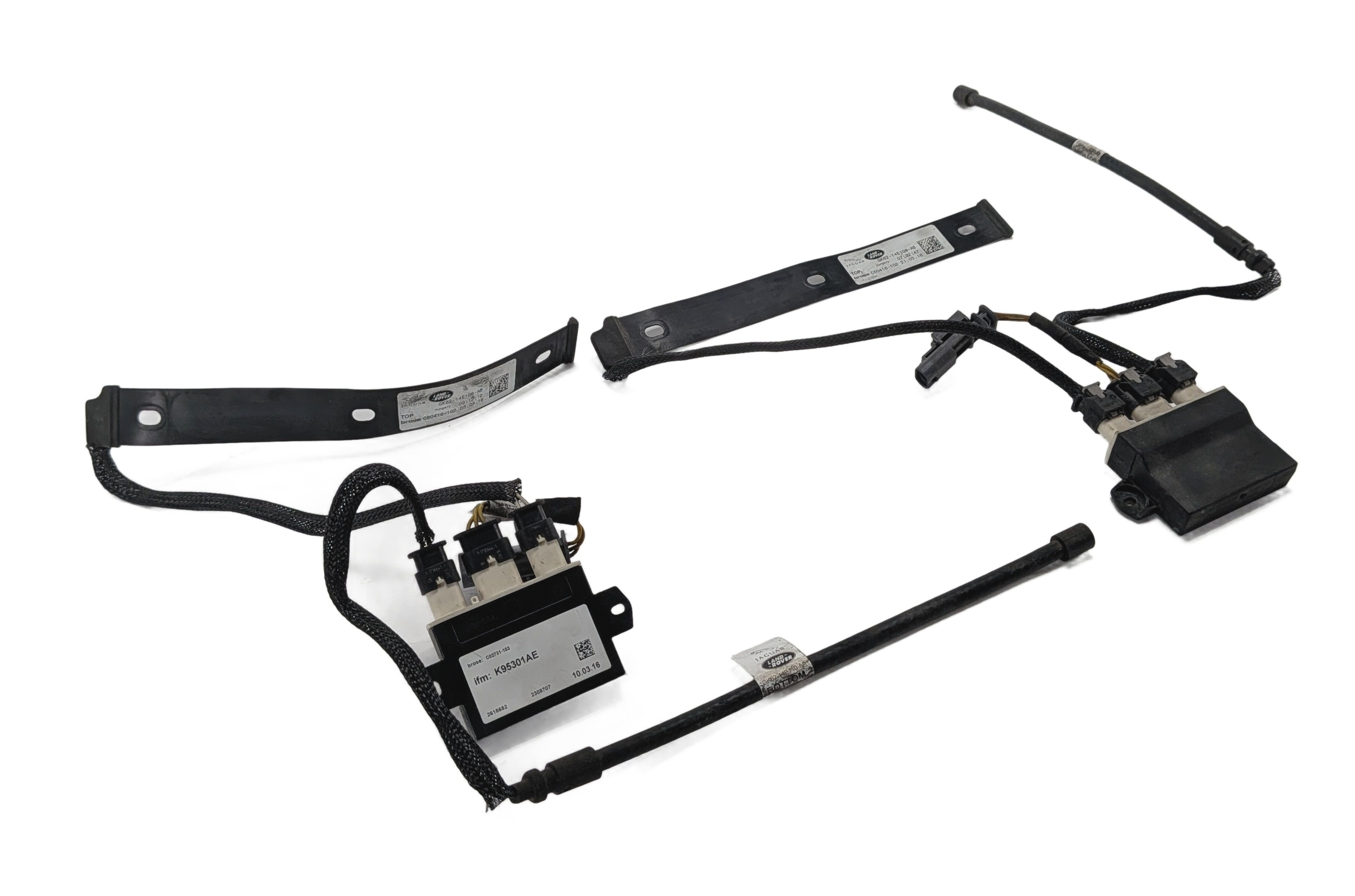 2016 RANGE ROVER SPORT (L494) REAR LIFTGATE HANDS FREE KICK SENSOR MODULE SET/2 — exact item pictured