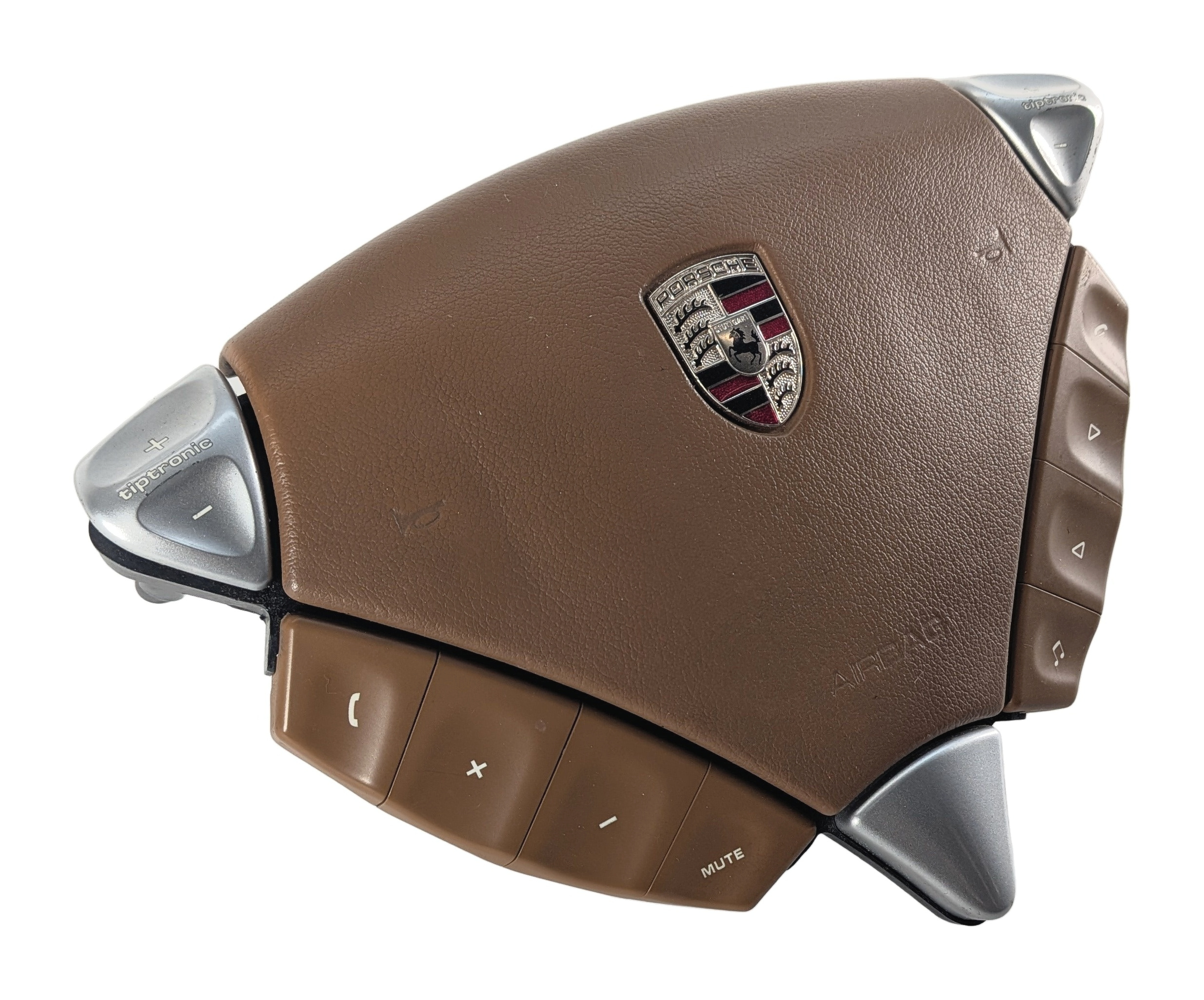 2006-2010 PORSCHE CAYENNE (955 957) DRIVER STEERING WHEEL AIRBAG AIR BAG [BROWN] — exact item pictured