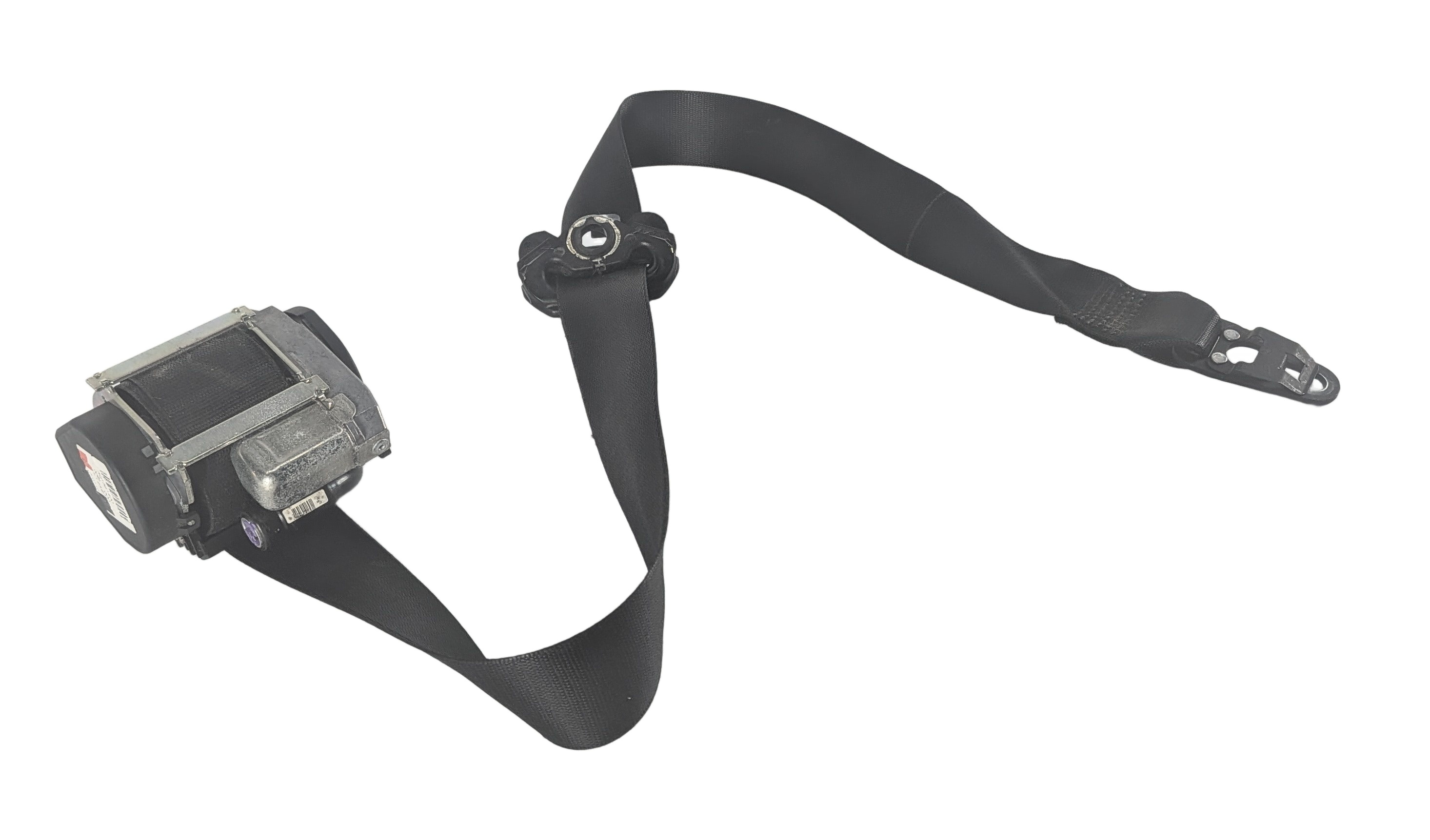 2008-2010 PORSCHE CAYENNE (957) LEFT FRONT DRIVER SEATBELT RETRACTOR (Black) — exact item pictured