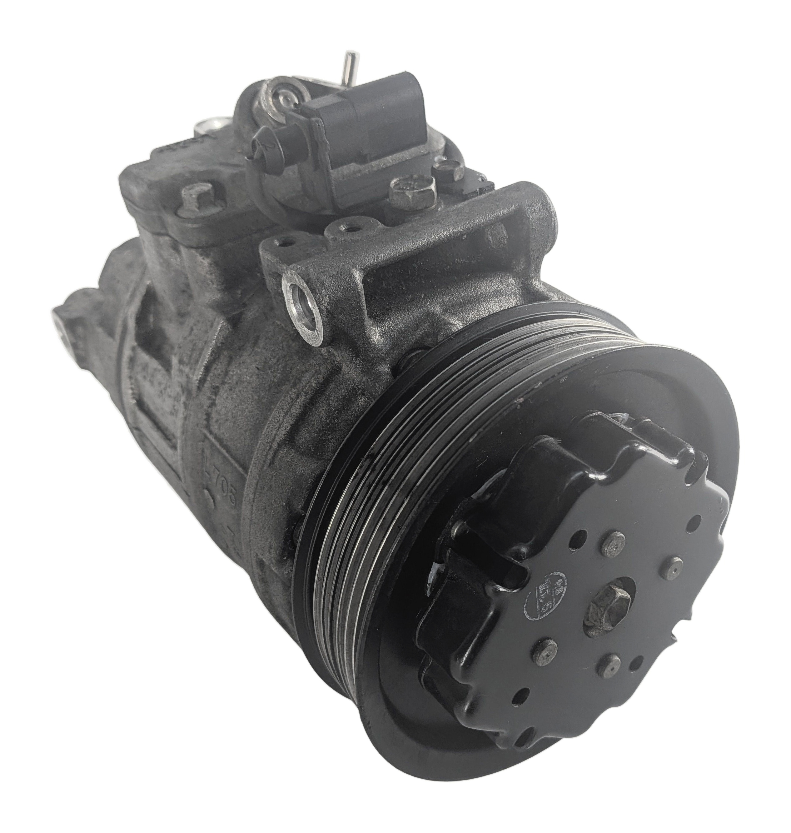 2008-2010 PORSCHE CAYENNE (957) 4.8L ENGINE AIR CONDITIONING A/C COMPRESSOR PUMP — exact item pictured