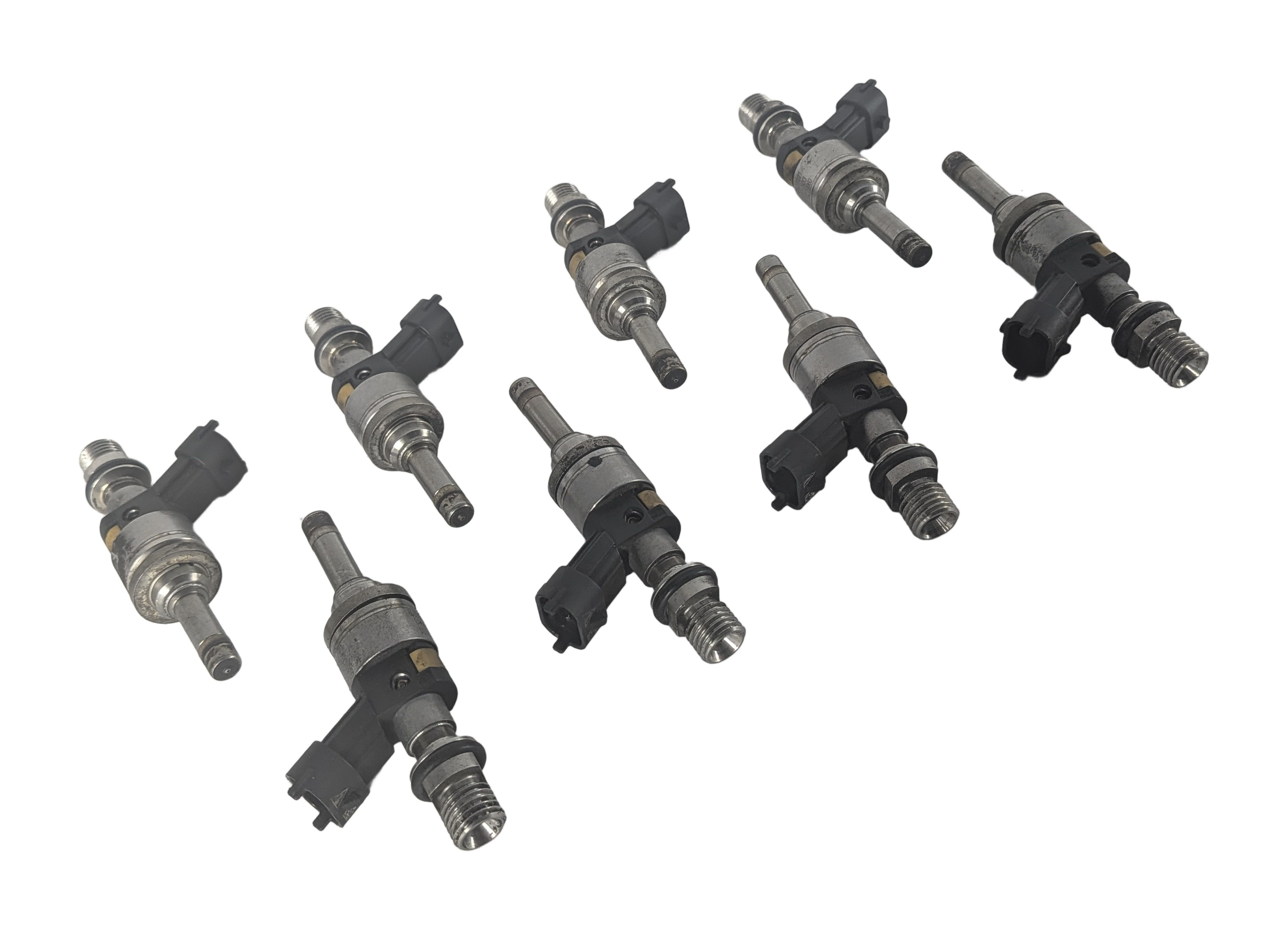 2008 PORSCHE CAYENNE (957) 4.8L TWIN TURBO ENGINE FUEL INJECTOR SET-8 — exact item pictured