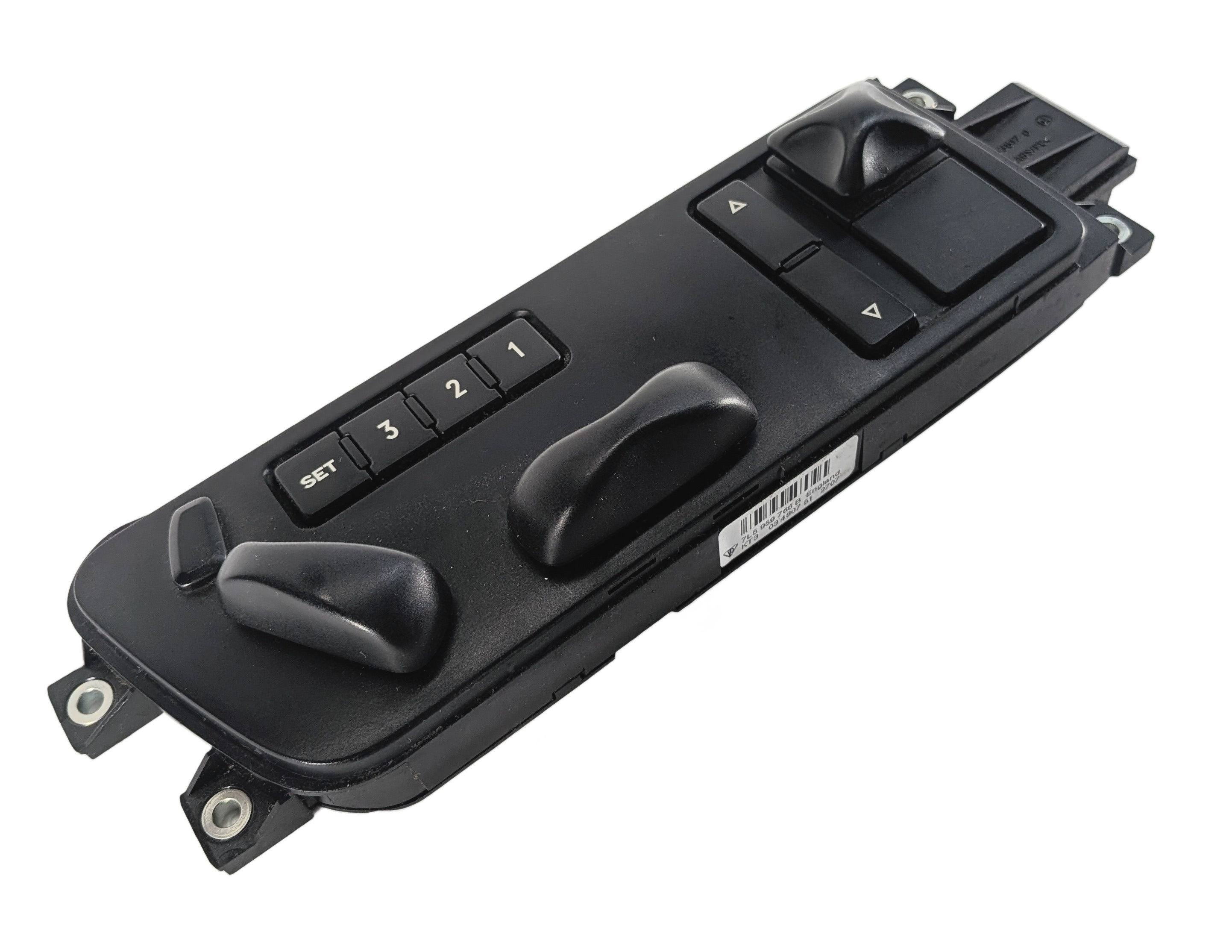 2008 PORSCHE CAYENNE 957 FRONT RIGHT PASSENGER POWER SEAT ADJUST SWITCH w/MEMORY — exact item pictured