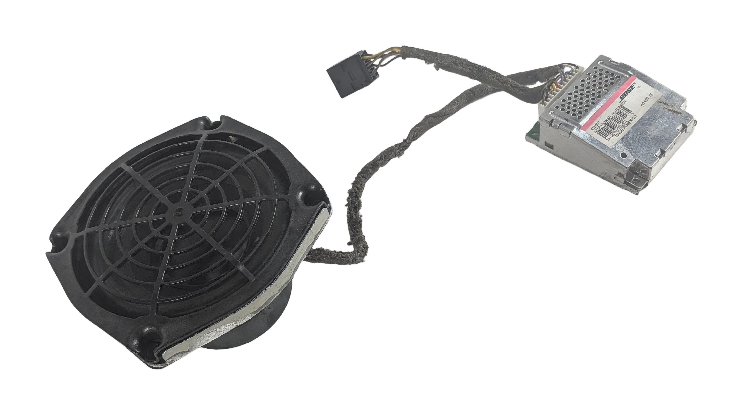 2008 PORSCHE CAYENNE (957) BOSE RICHBASS SUBWOOFER WOOFER SPEAKER w/ 100W AMP — exact item pictured