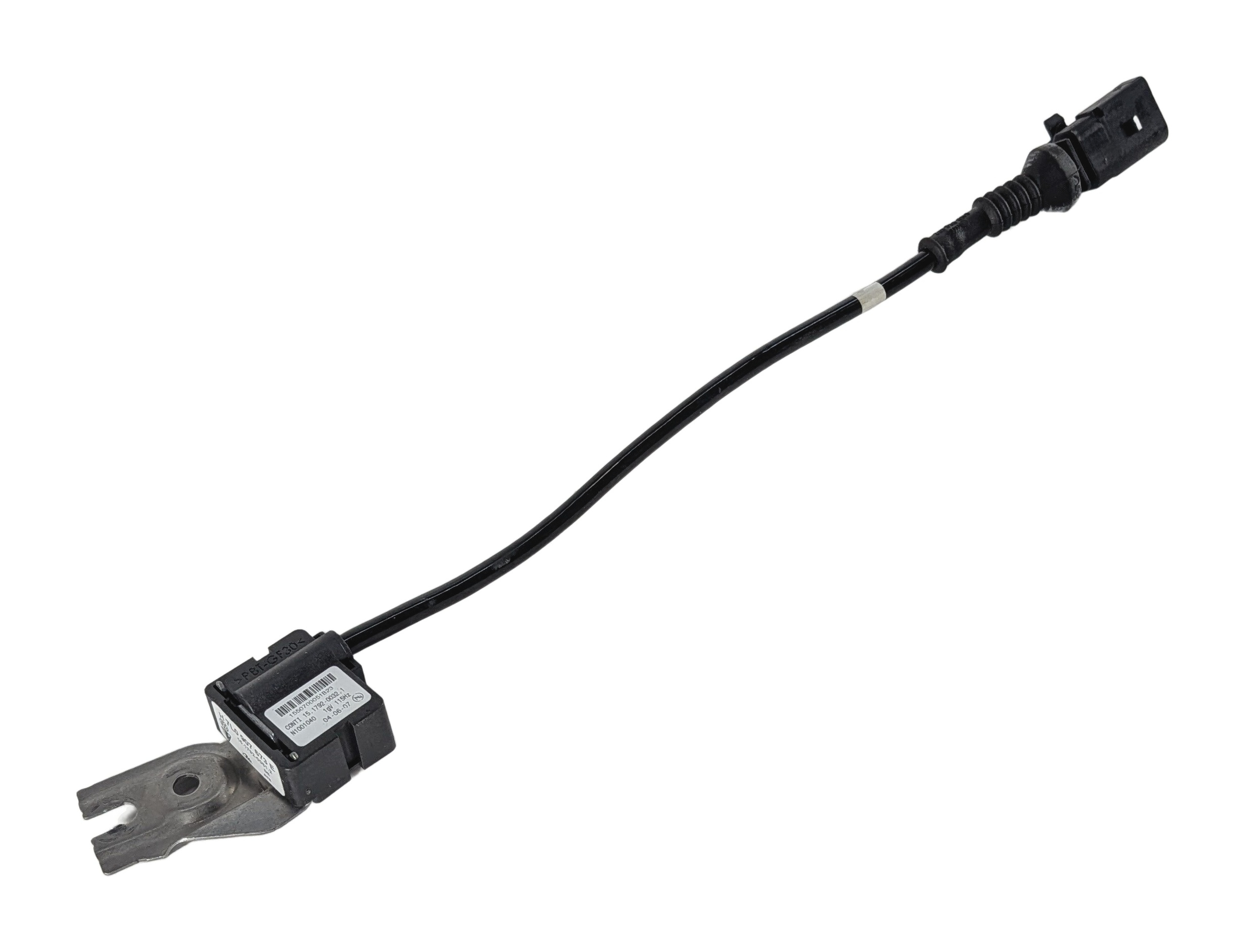 2008 PORSCHE CAYENNE (957) REAR SUSPENSION ACCELERATION SENSOR w/ MOUNT BRACKET — exact item pictured