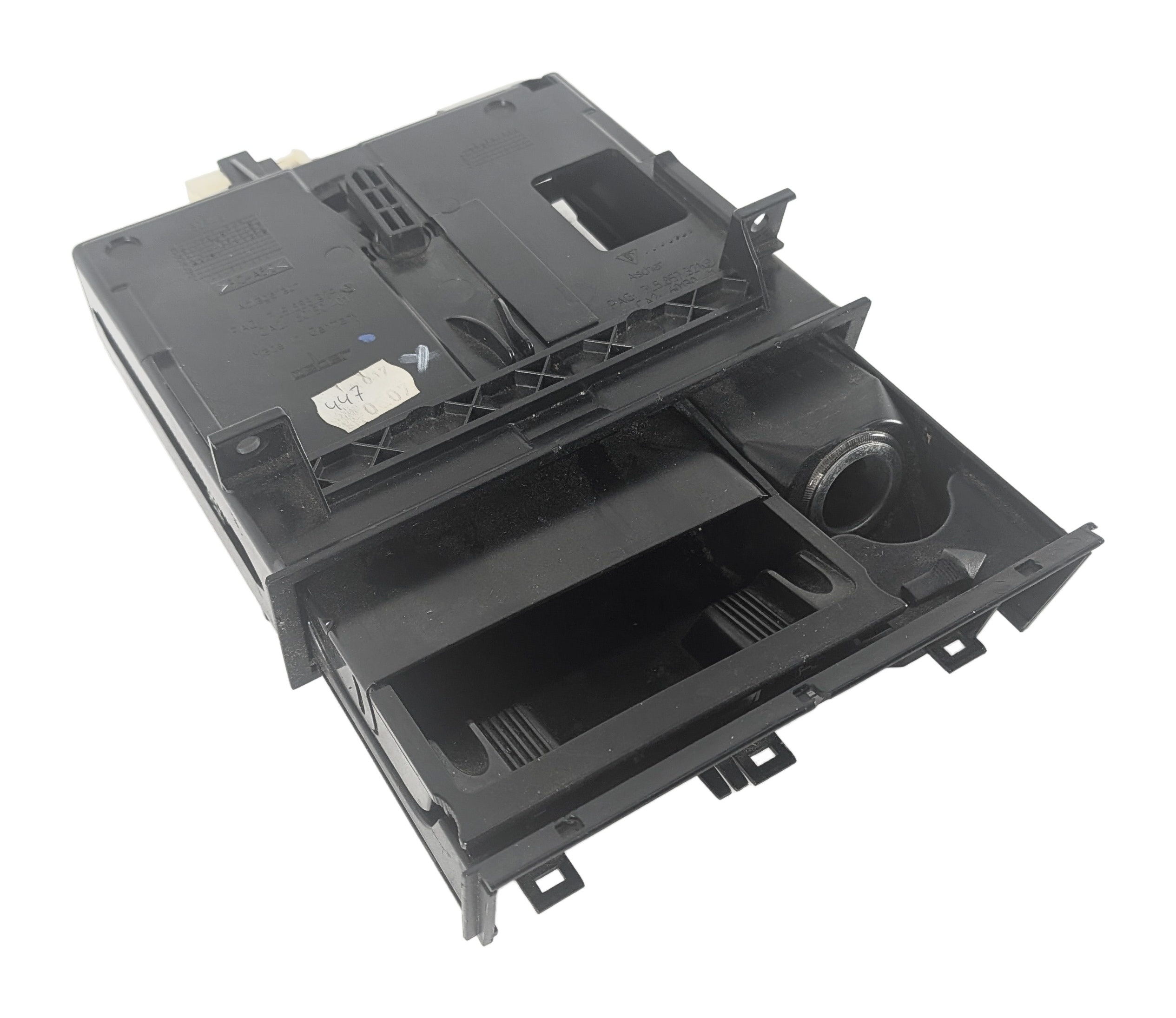 2008 PORSCHE CAYENNE (957) FRONT CENTER CONSOLE ASHTRAY STORAGE 12V SOCKET — exact item pictured