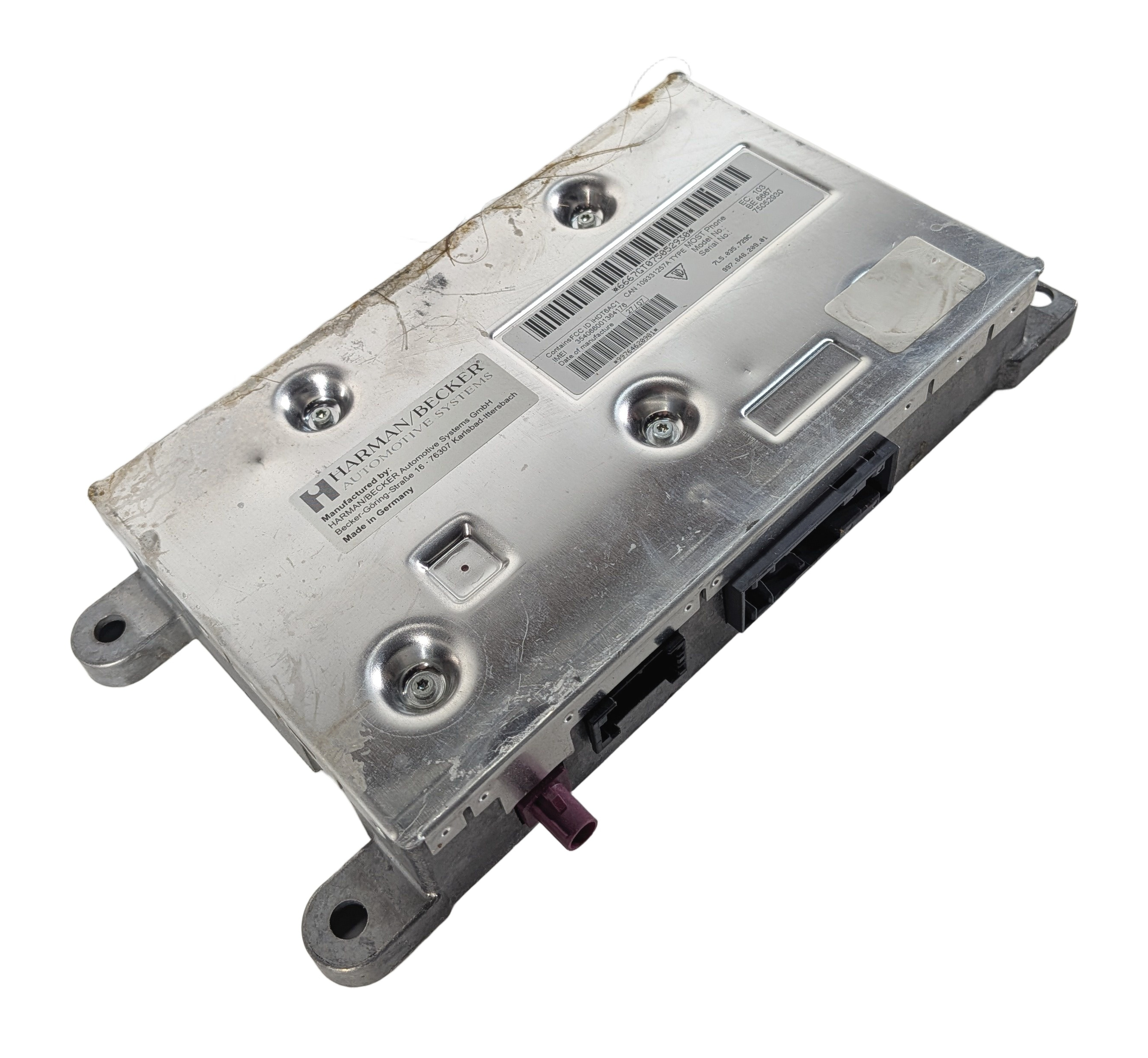 2008 PORSCHE CAYENNE (957) TELEPHONE PHONE CONTROL MODULE COMPUTER — exact item pictured