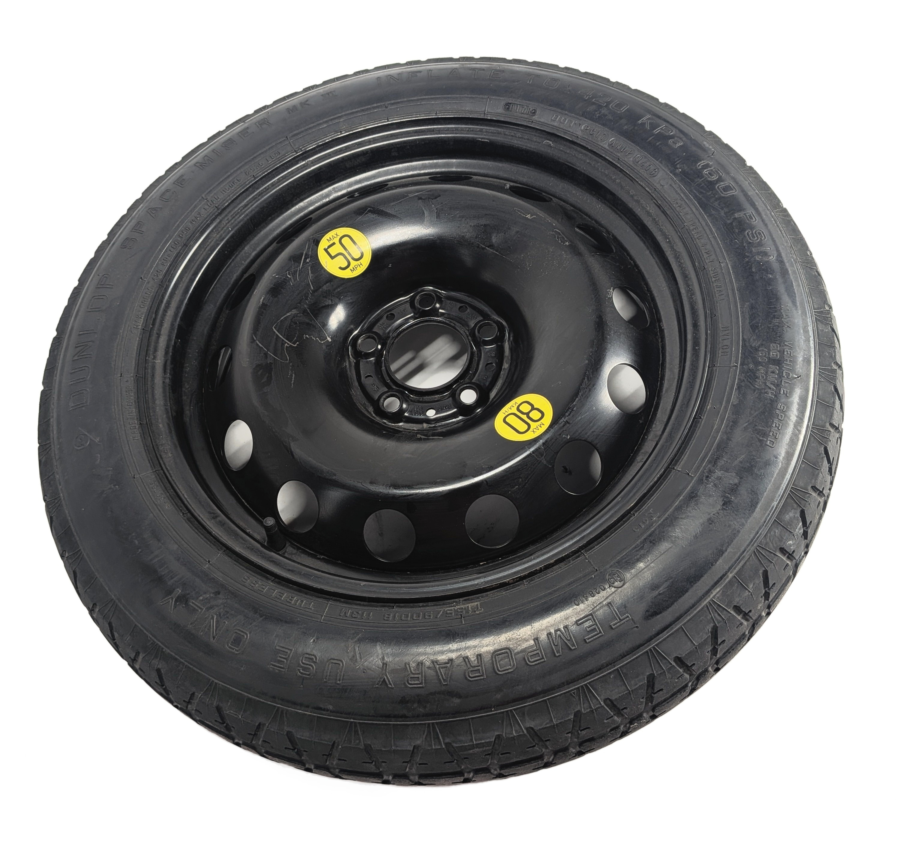 2007-2019 BMW X5 X6 (E70 E71) 18x5 EMERGENCY ROADSIDE SPARE TIRE WHEEL RIM — exact item pictured