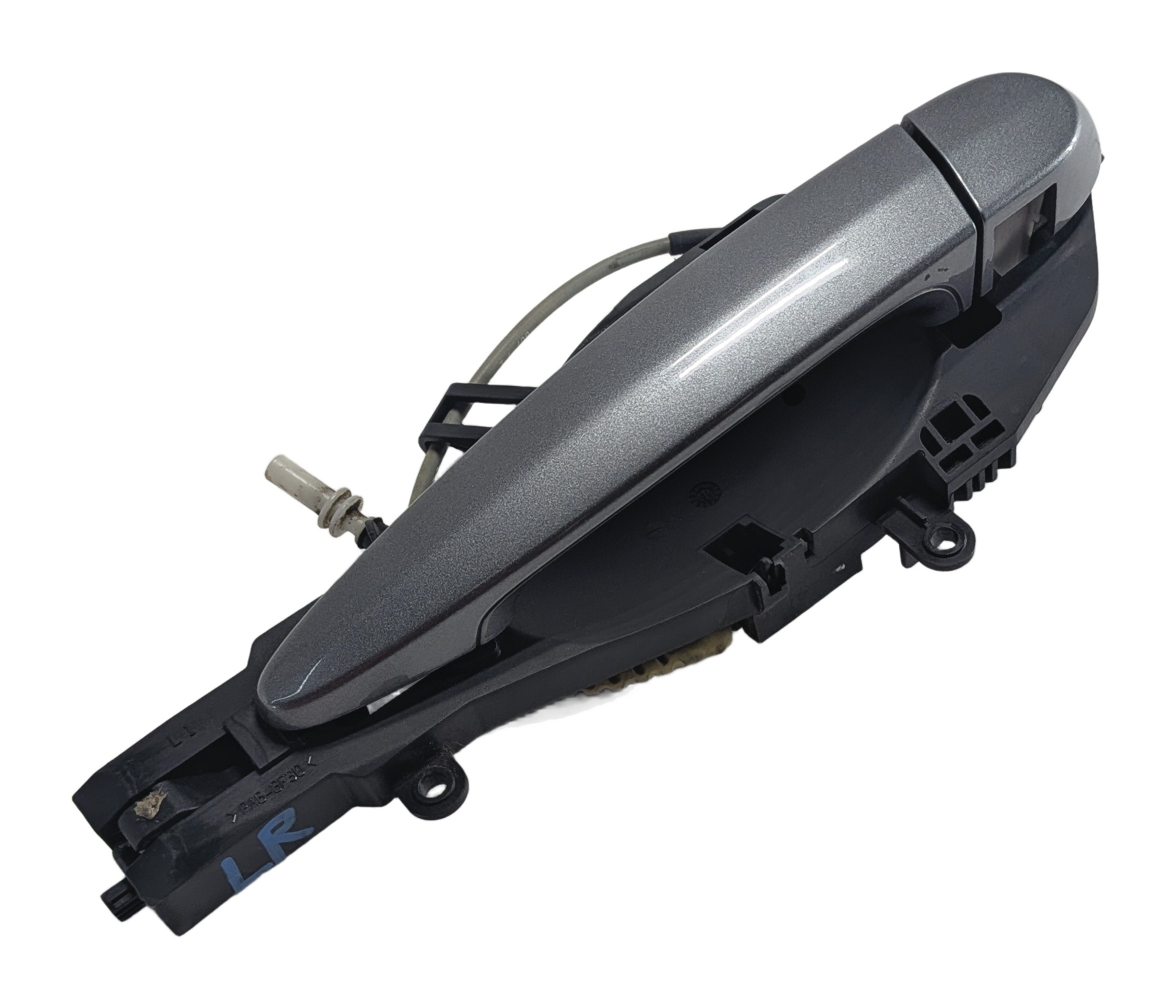 08-14 BMW X5 X5M X6 X6M (E70 E71) REAR LEFT COMFORT ACCESS DOOR HANDLE (Gray) — exact item pictured