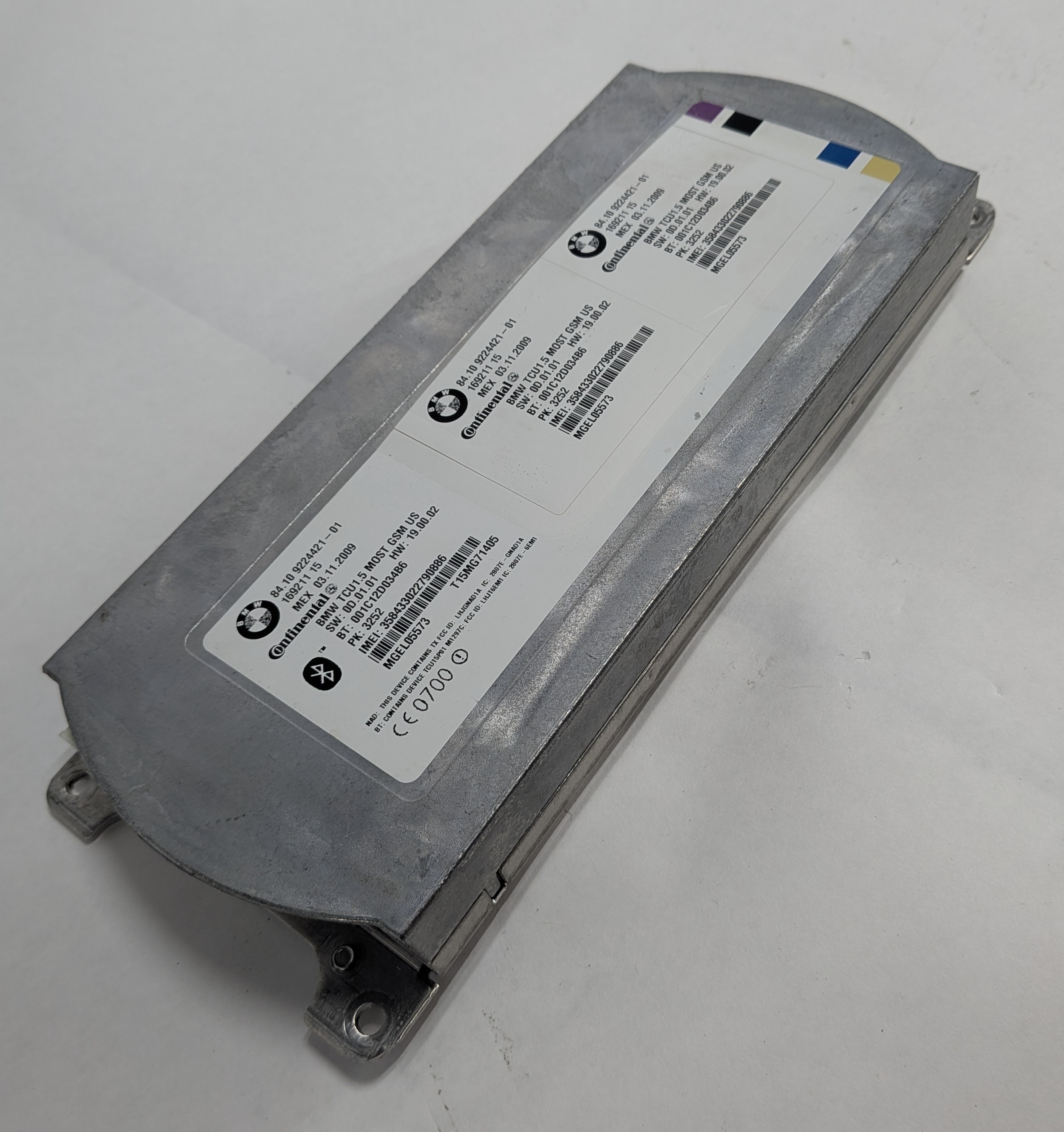 08-16 BMW 535i 750i 760i X5 X6 Z4 (E60 F01 E70 E71 E89) BLUETOOTH COMBOX MODULE — exact item pictured