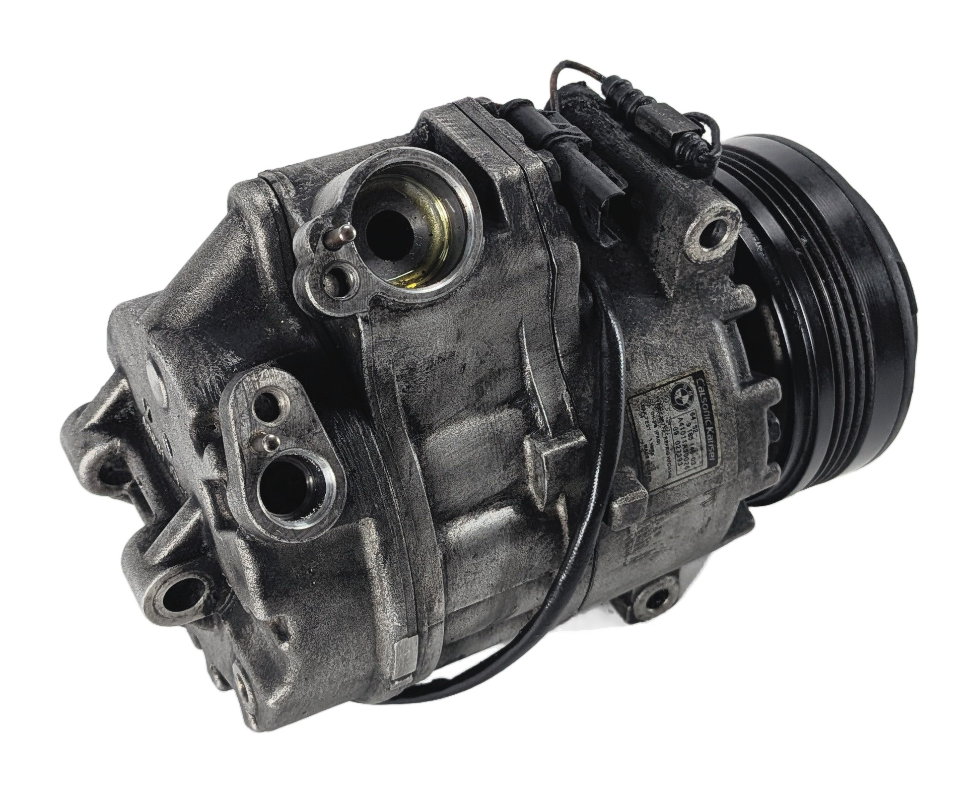 09-13 BMW X5 (E70) 3.0L M57 DIESEL ENGINE A/C AIR CONDITIONING COMPRESSOR PUMP — exact item pictured