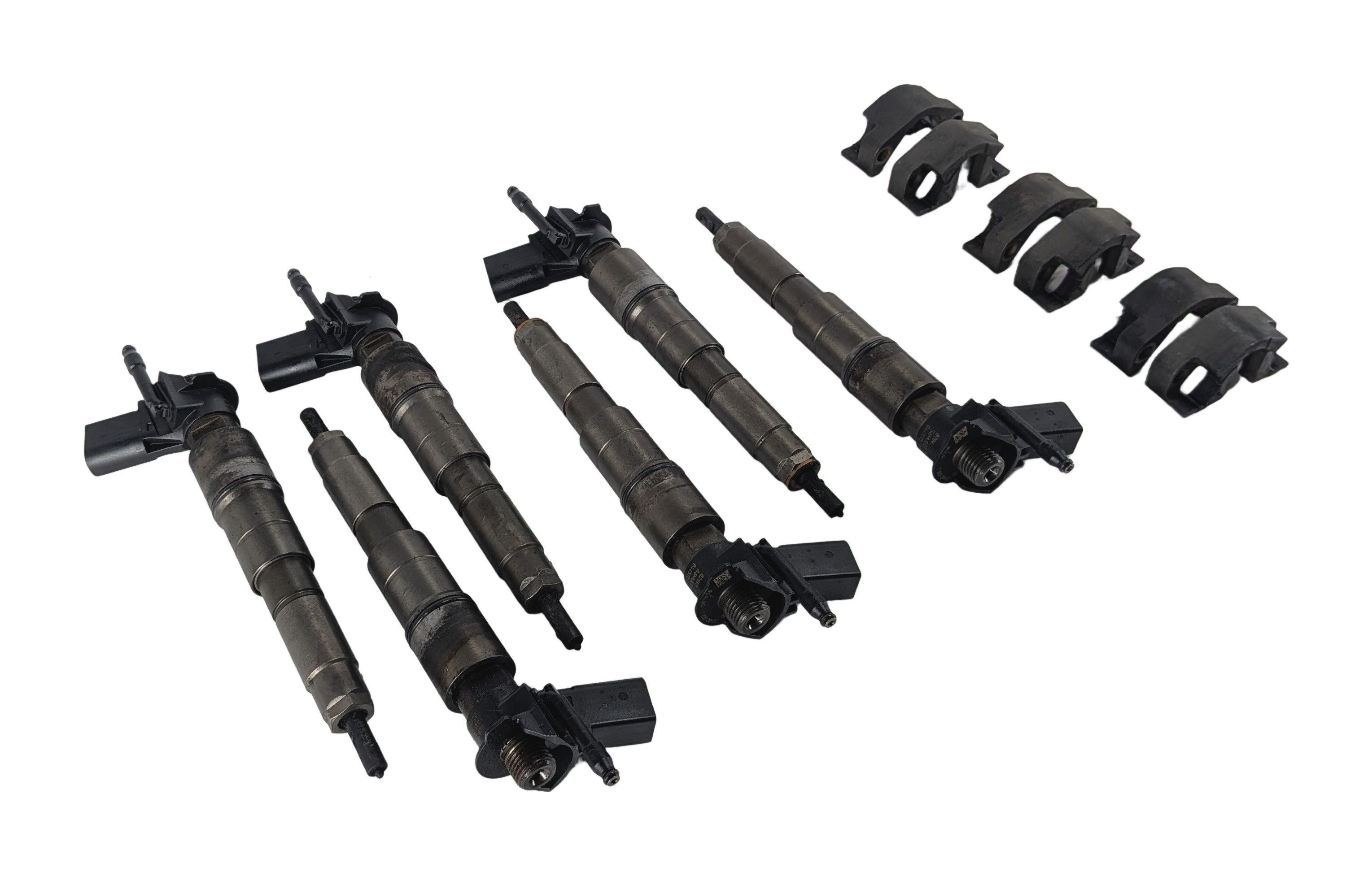 2009-2013 BMW X5 335D (E70 E90) 3.0L M57Y TWIN TURBO DIESEL FUEL INJECTOR SET/6 — exact item pictured