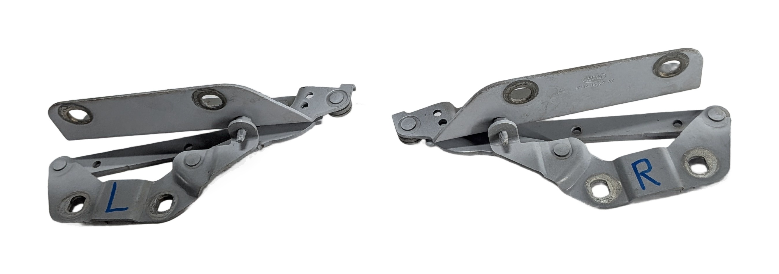 2008-2019 LAND ROVER LR2 RANGE ROVER EVOQUE (L538) HOOD HINGE SET-2 (White) — exact item pictured