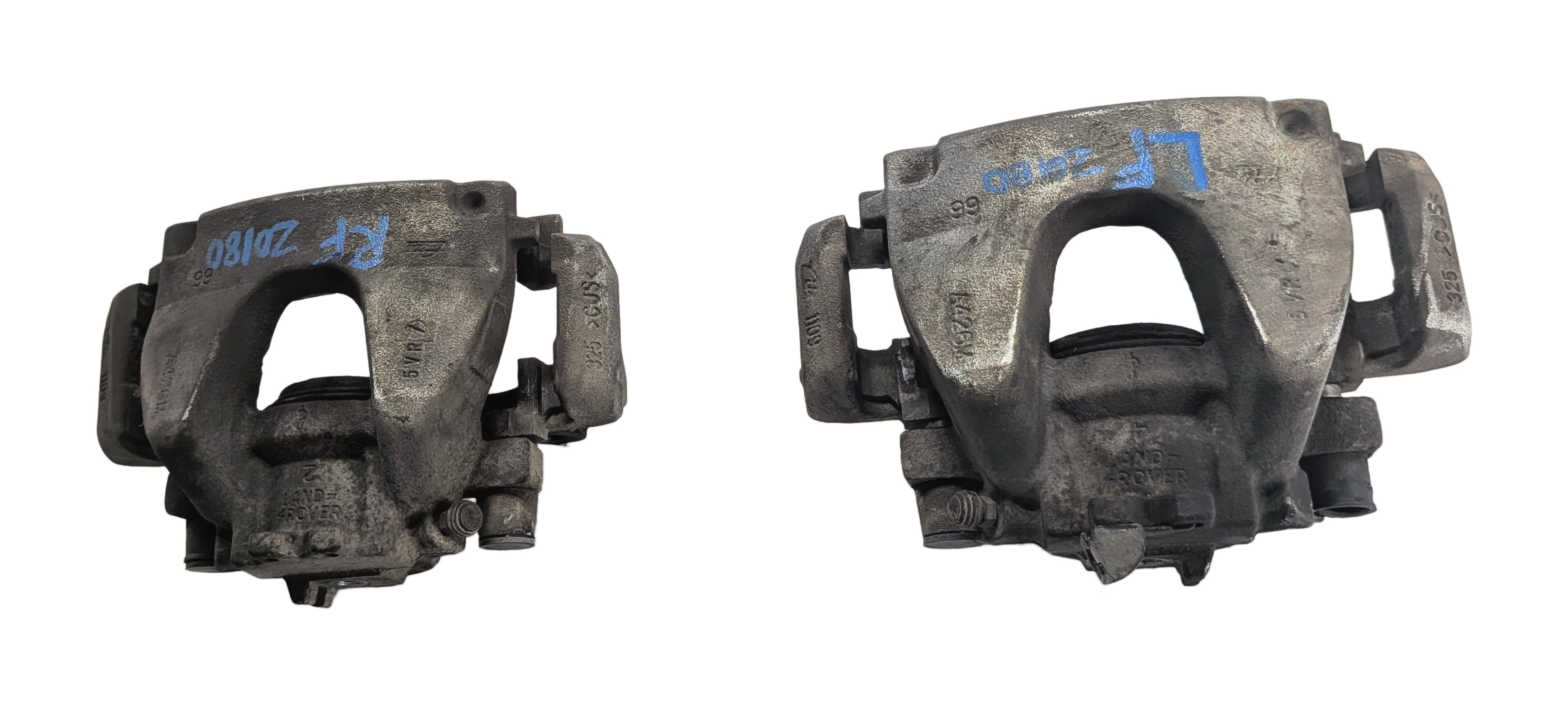 15-19 JAGUAR E-PACE / DISCOVERY SPORT EVOQUE L538 L550 FRONT BRAKE CALIPER SET/2 — exact item pictured