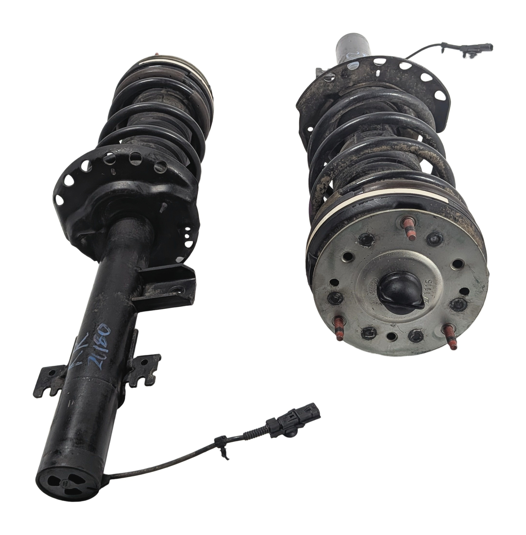 2012-2019 RANGE ROVER EVOQUE (L538) REAR ADAPTIVE SUSPENSION SHOCK STRUT SET/2 — exact item pictured