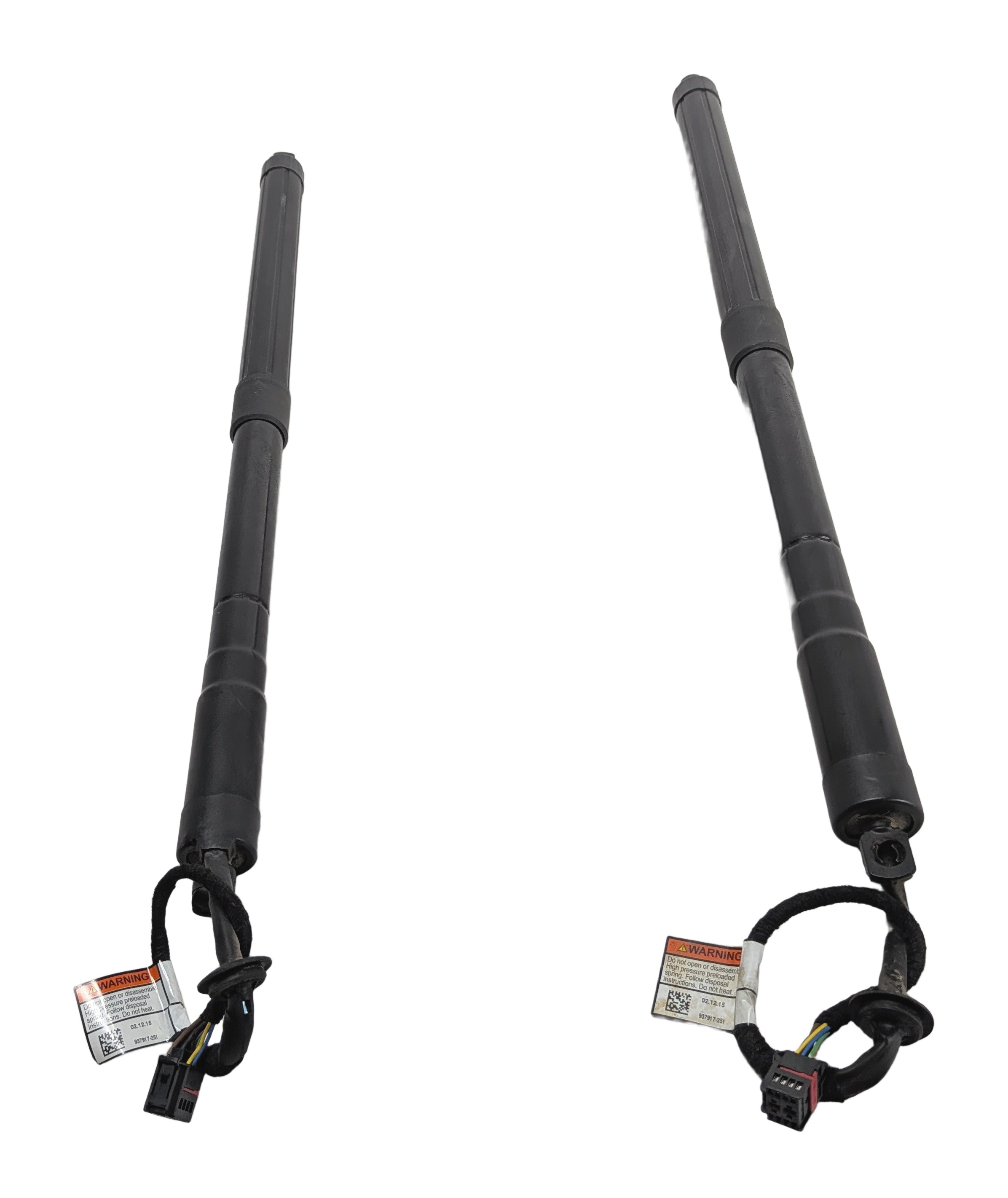 12-19 RANGE ROVER EVOQUE (L538) REAR ELECTRIC ASSIST TRUNK SHOCK STRUT SET-2 — exact item pictured