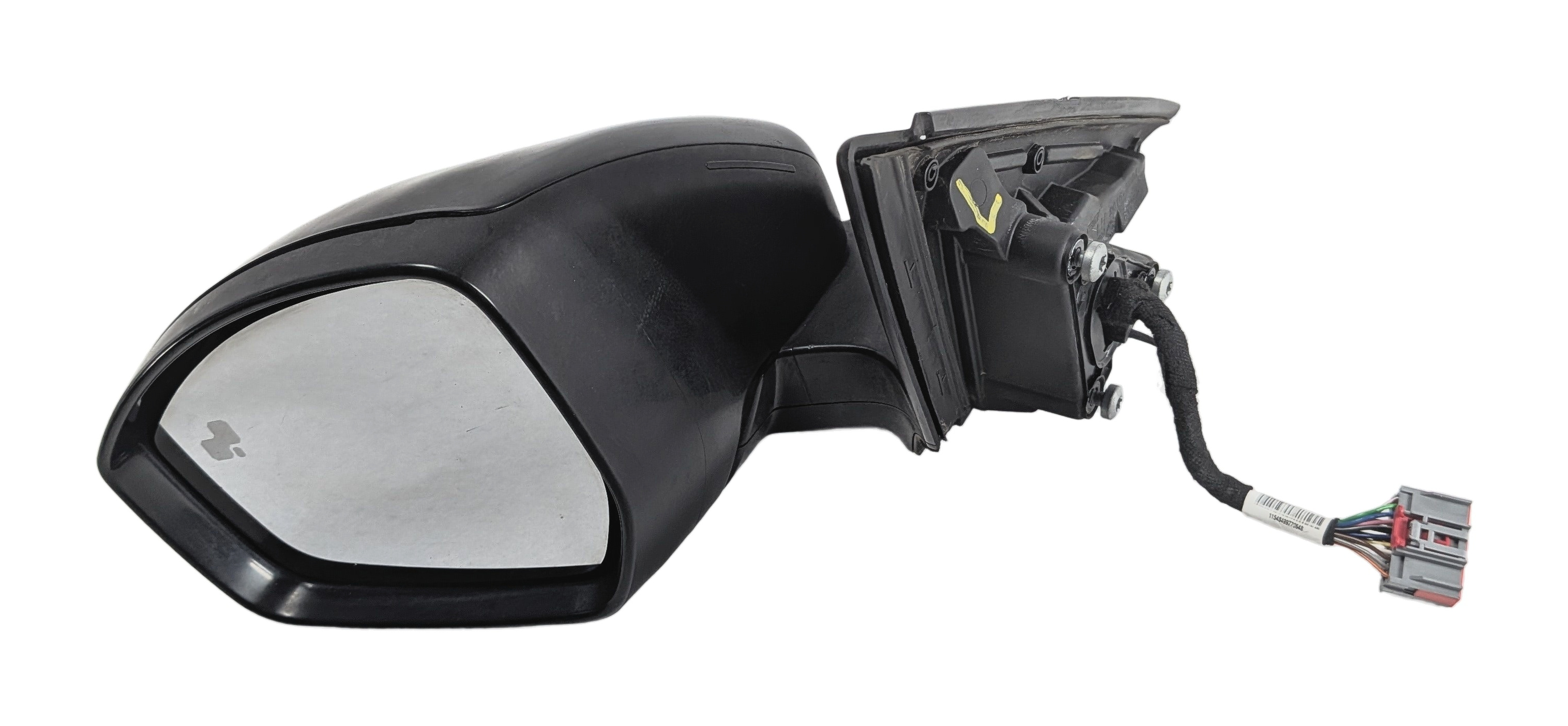 14-17 RANGE ROVER EVOQUE L538 LEFT DRIVER MIRROR w/PFOLD HEAT BLIND SPOT (White) — exact item pictured