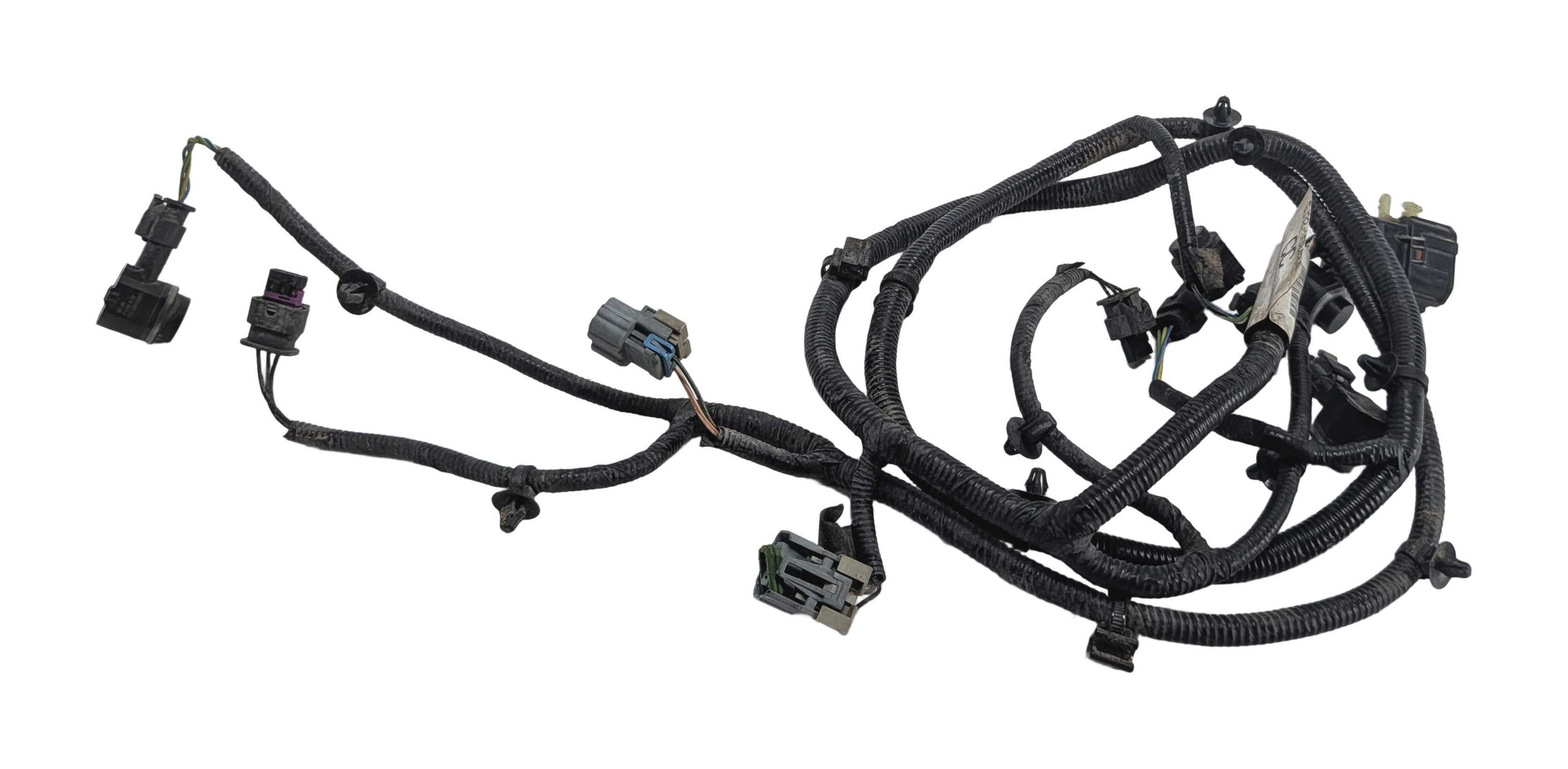 2016 RANGE ROVER EVOQUE L538 REAR PARK ASSIST PDC SENSOR SET/4 w/HARNESS (White) — exact item pictured