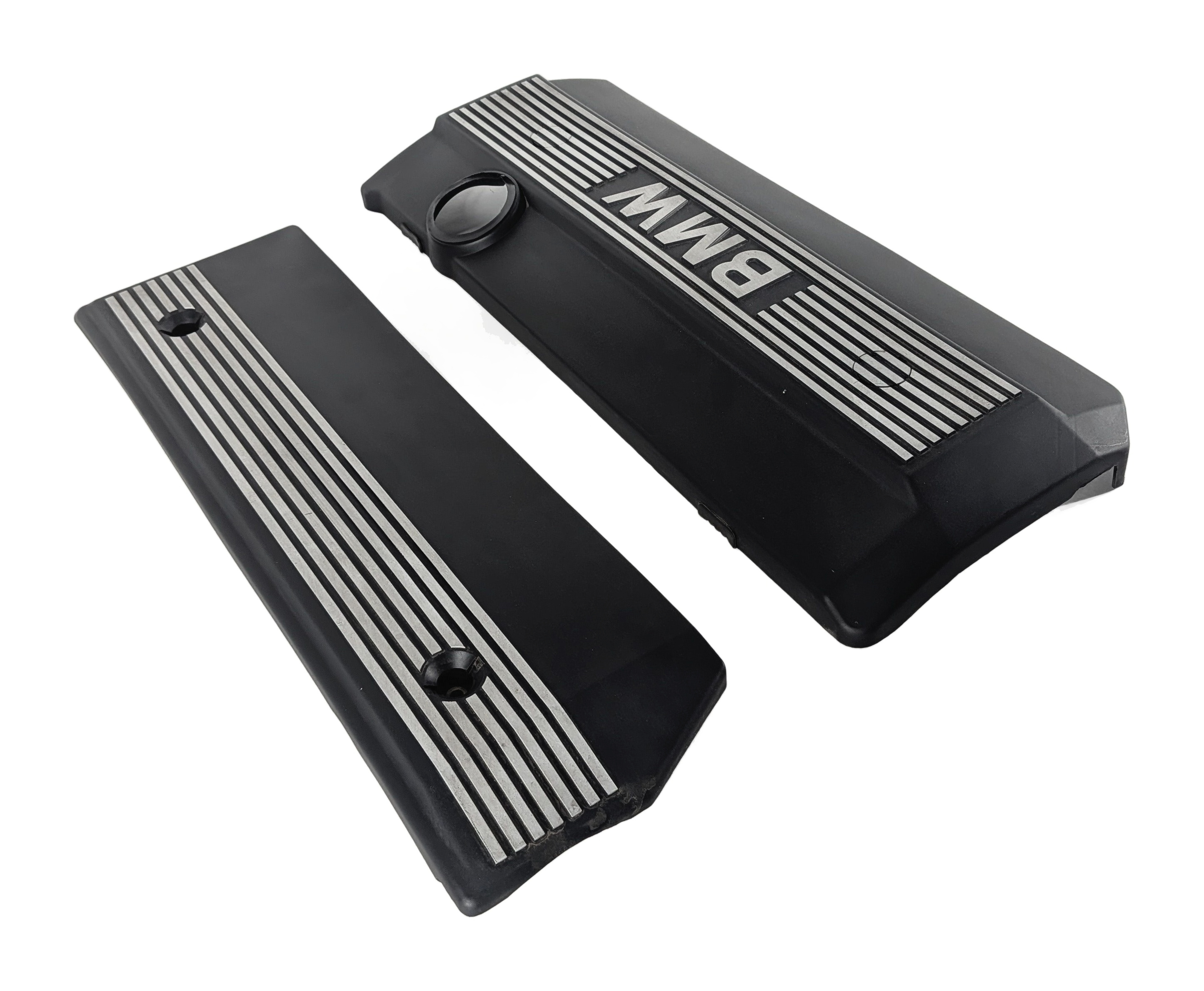 02-06 BMW 3 5 X3 X5 Z4 (E39 E46 E53 E83 E85) 2.5L 3.0L ENGINE COVER TRIM SET 2 — exact item pictured